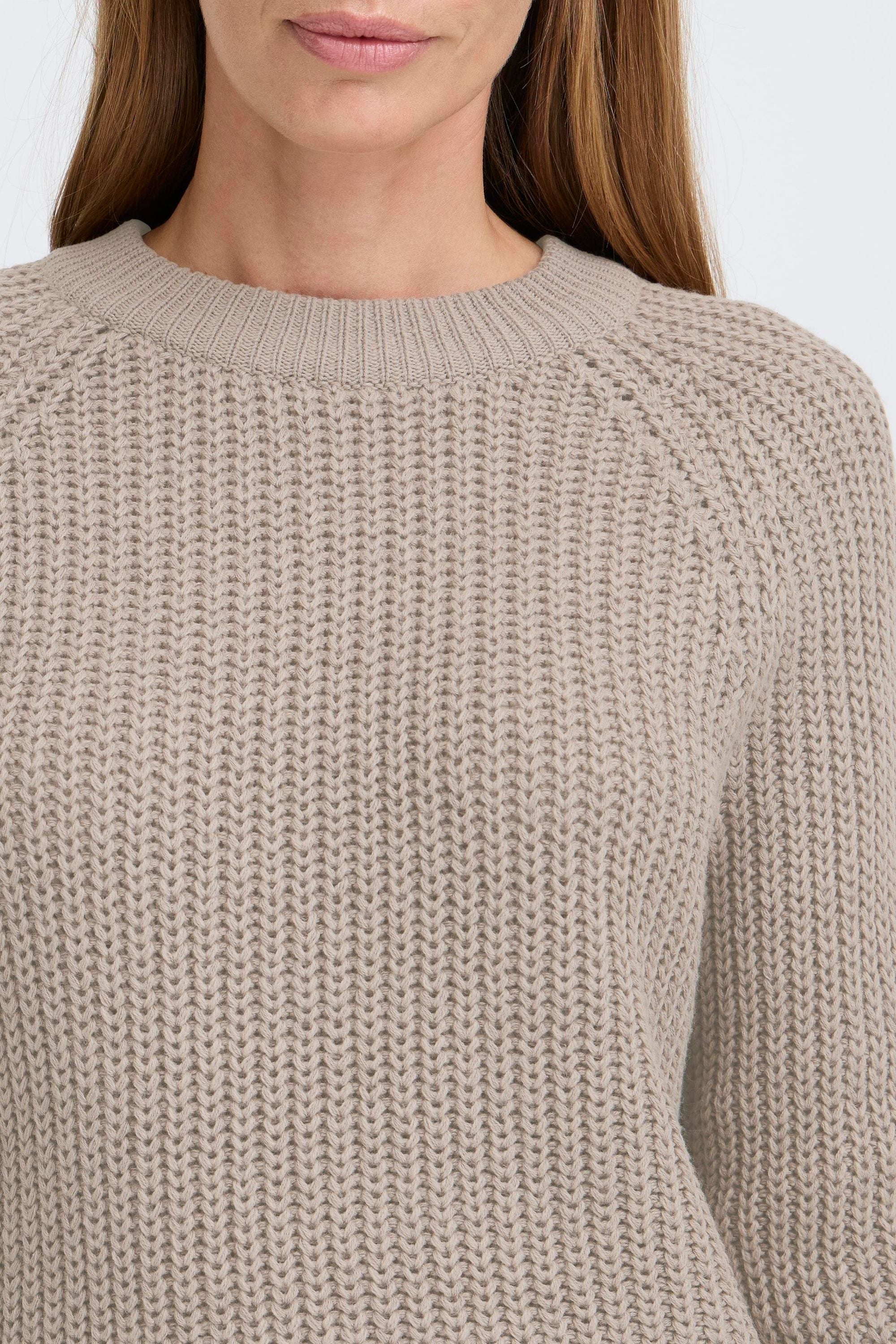 OXMO Strickfleece-Pullover »Strickpullover OXFKANNA«