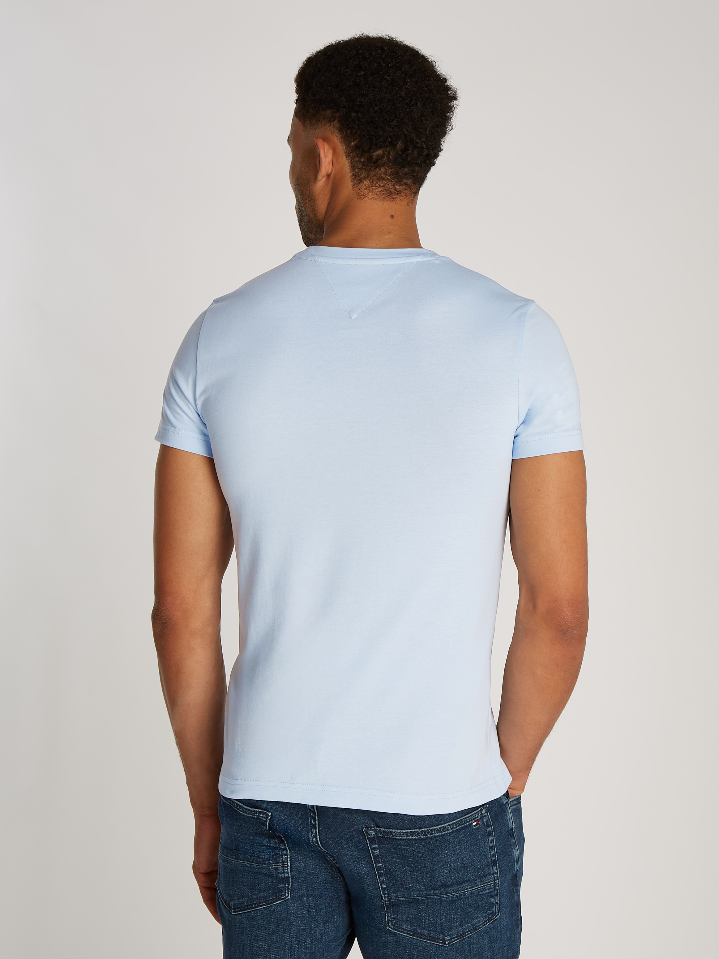 Tommy Hilfiger T-Shirt »TOMMY LOGO TEE«, aus reiner Baumwolle