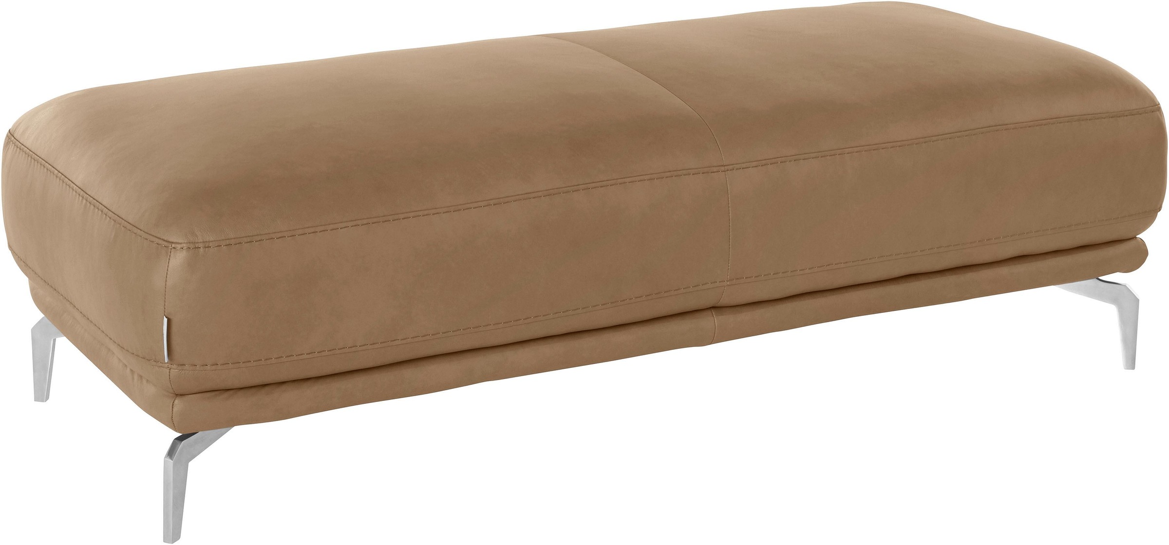 W.SCHILLIG Hocker »montanaa«, mit Metallfüßen in Chrom glänzend, Breite 141 cm