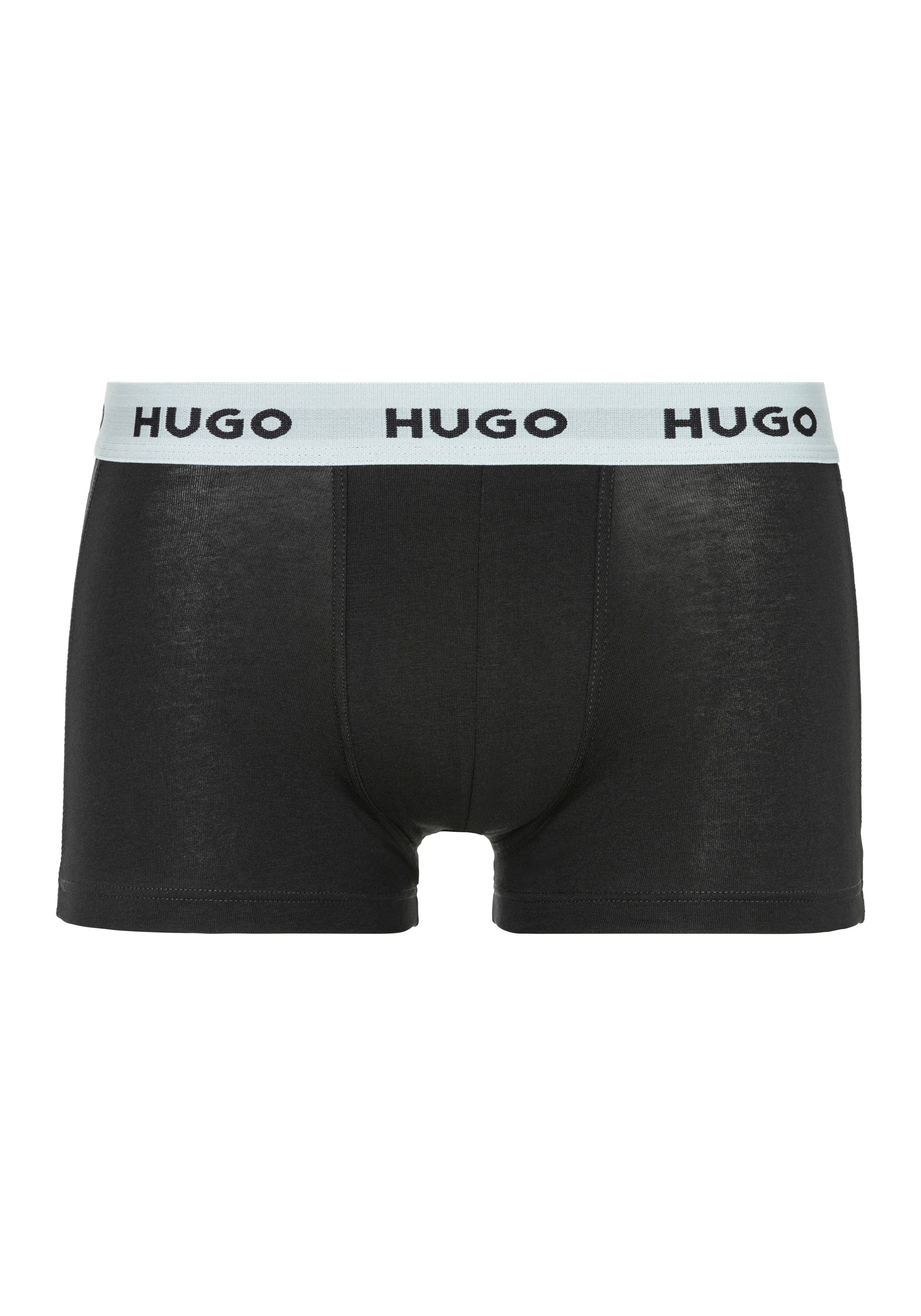 HUGO Underwear Trunk »TRUNK TRIPLET PACK«, (Packung, 3 St.), mit Logoschriftzug auf dem Bund