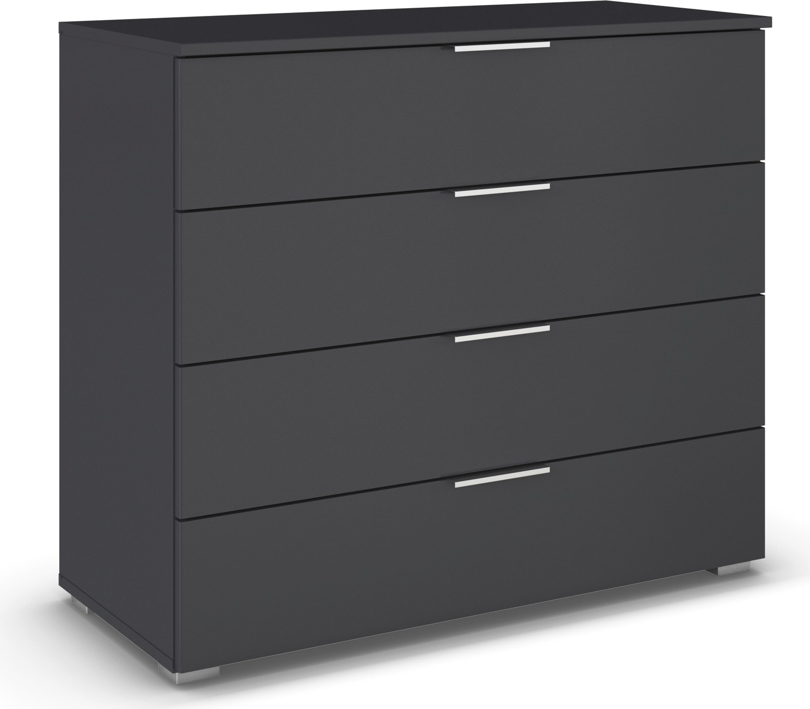 rauch Schubkastenkommode »Sideboard Schubladenkommode AGORDO mit Dekor- oder Hochglanzfront«, (in zwei Griff-Farben), Breite 93 cm mit 4 großen Schubladen für viel Stauraum MADE IN GERMANY