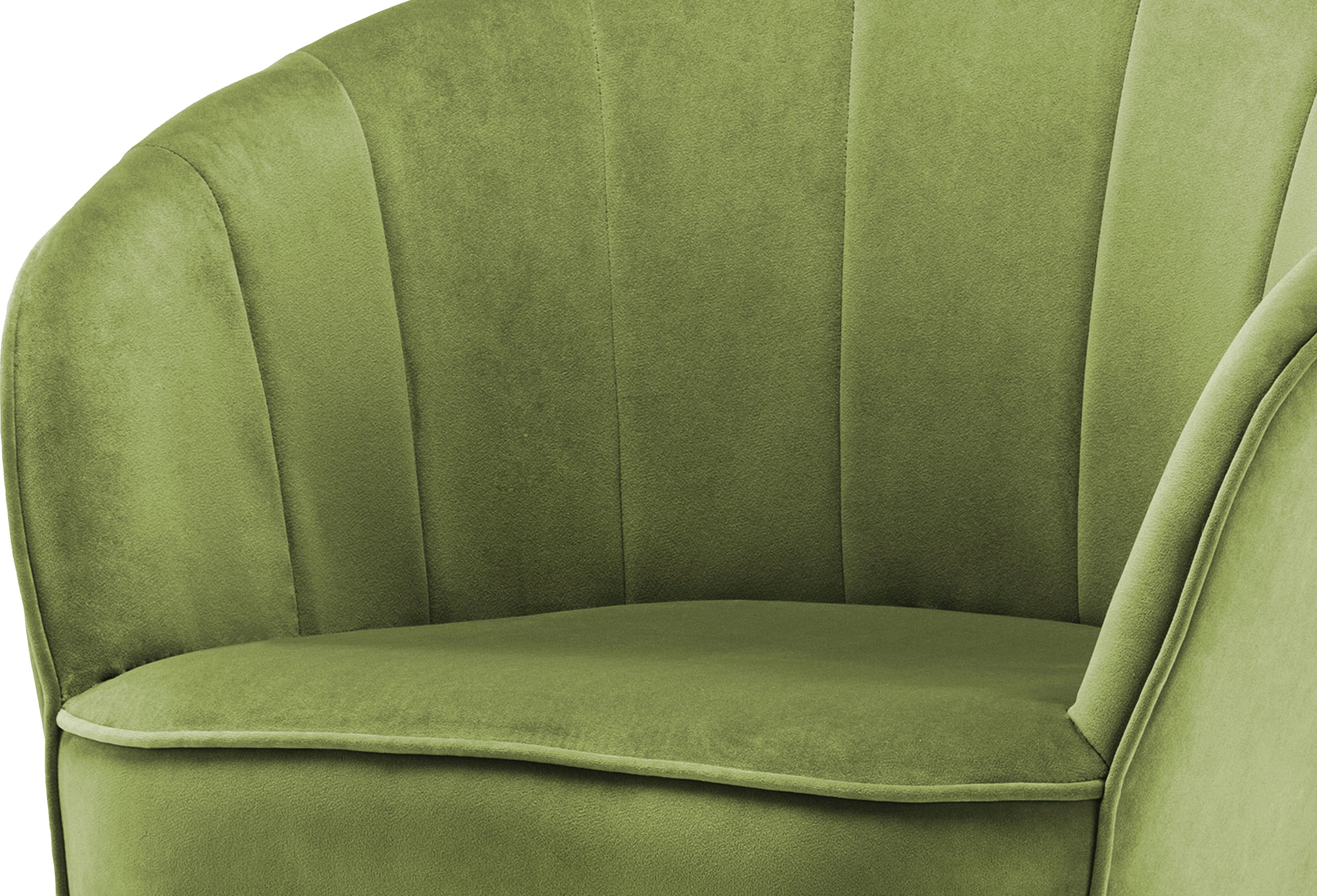 Kayoom Sessel »Poola 100, gemütlicher Cocktail-Sessel, edler Samtbezug« 1 Stk. tlg. samtweich, gesteppt, gemütlich, tiefe Sitzhöhe von 79cm