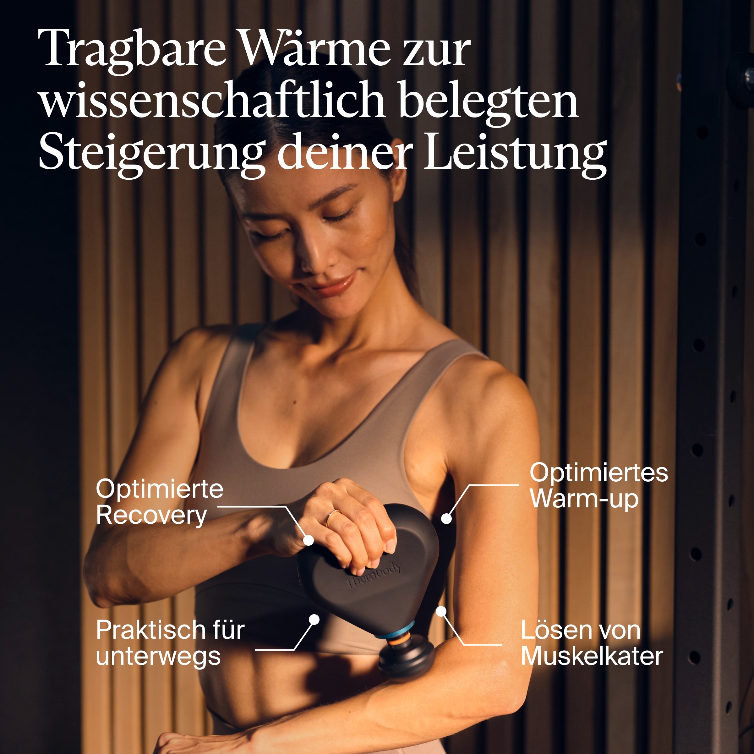Therabody Massagepistole »Theragun Mini Plus« Optimale Erholung & Warm-up, weniger Muskelkater, mobil nutzbar