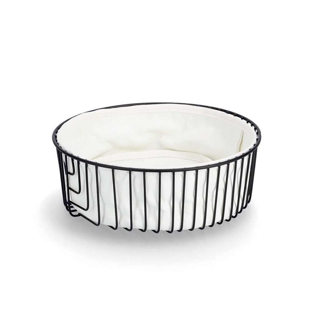 Zeller Present Brotkorb, (1 tlg.), Industrial-Stil, m. Beutel
