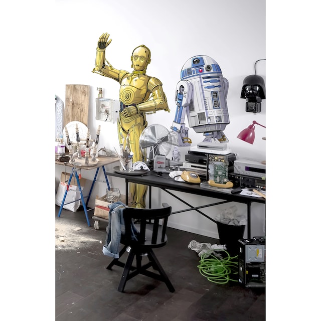 Komar Vliestapete »Star Wars XXL R2D2«, 127x120 cm (Breite x Höhe),  selbstklebendes Vlies online kaufen | mit 3 Jahren XXL Garantie