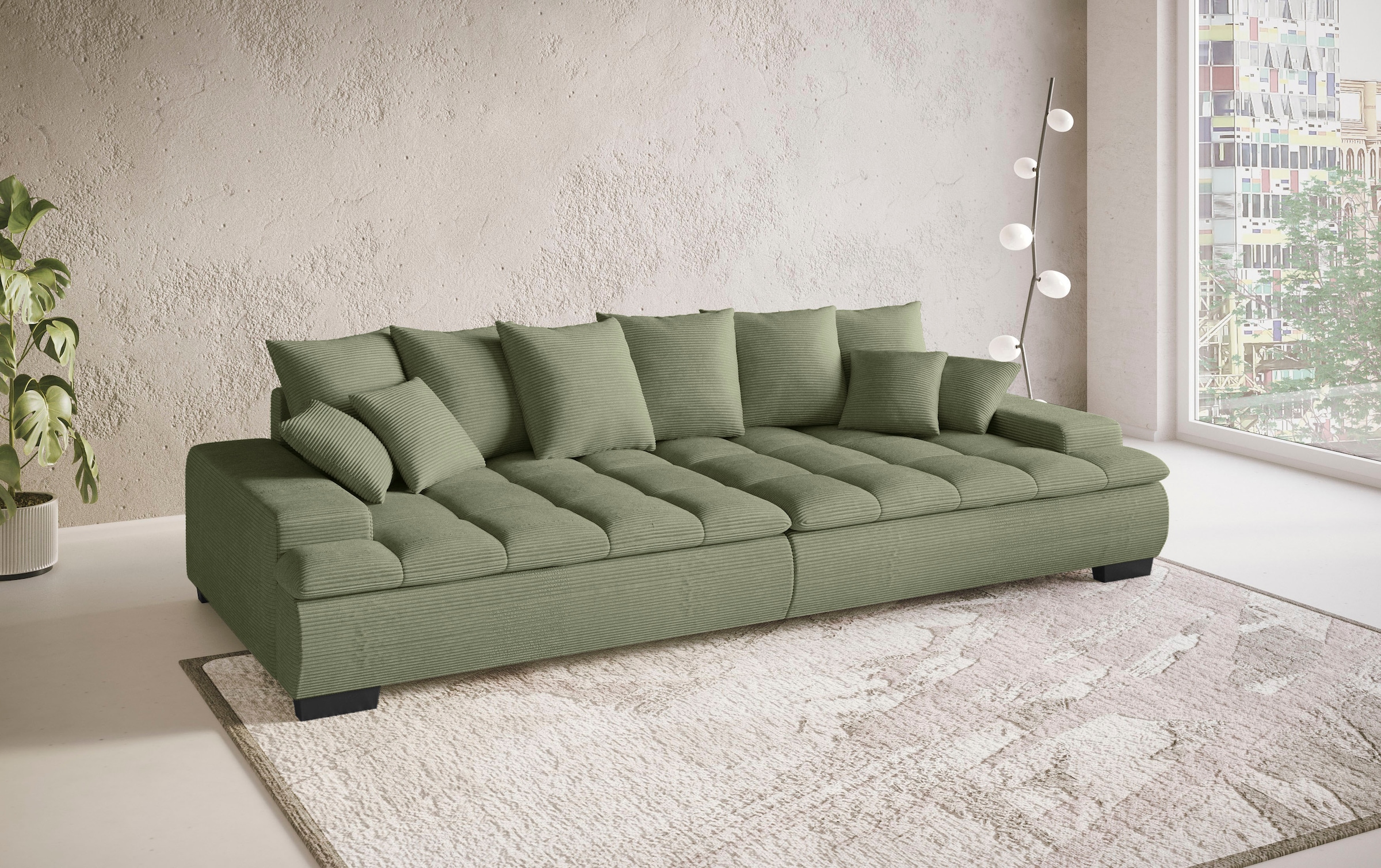 Mr. Couch Big-Sofa »Haiti II«, Wahlweise mit Kaltschaum - bis 140 kg belastbar