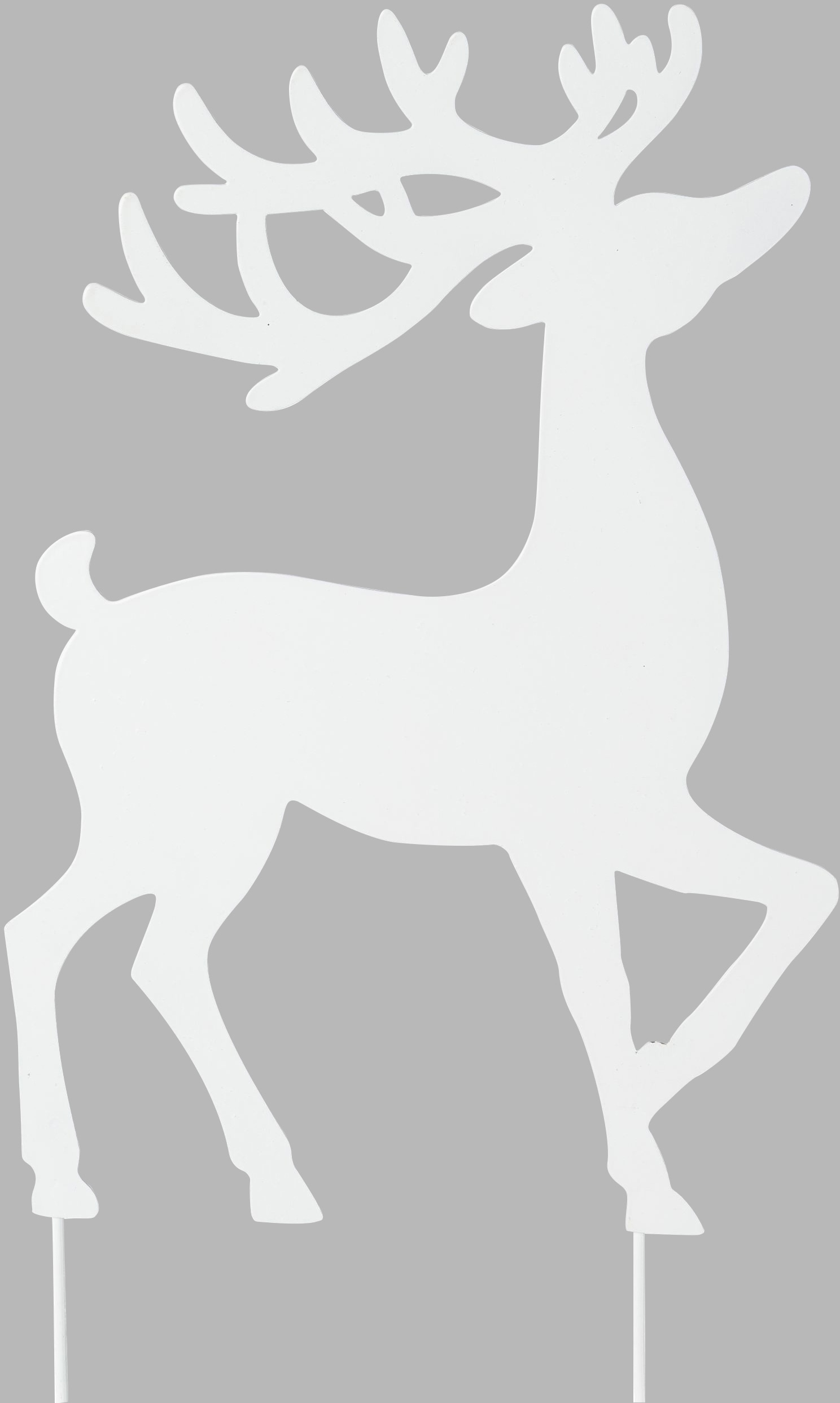 Raten bestellen Creativ zum »Weihnachtsdeko«, auf Stecken deco Hirsch Weihnachtsfigur