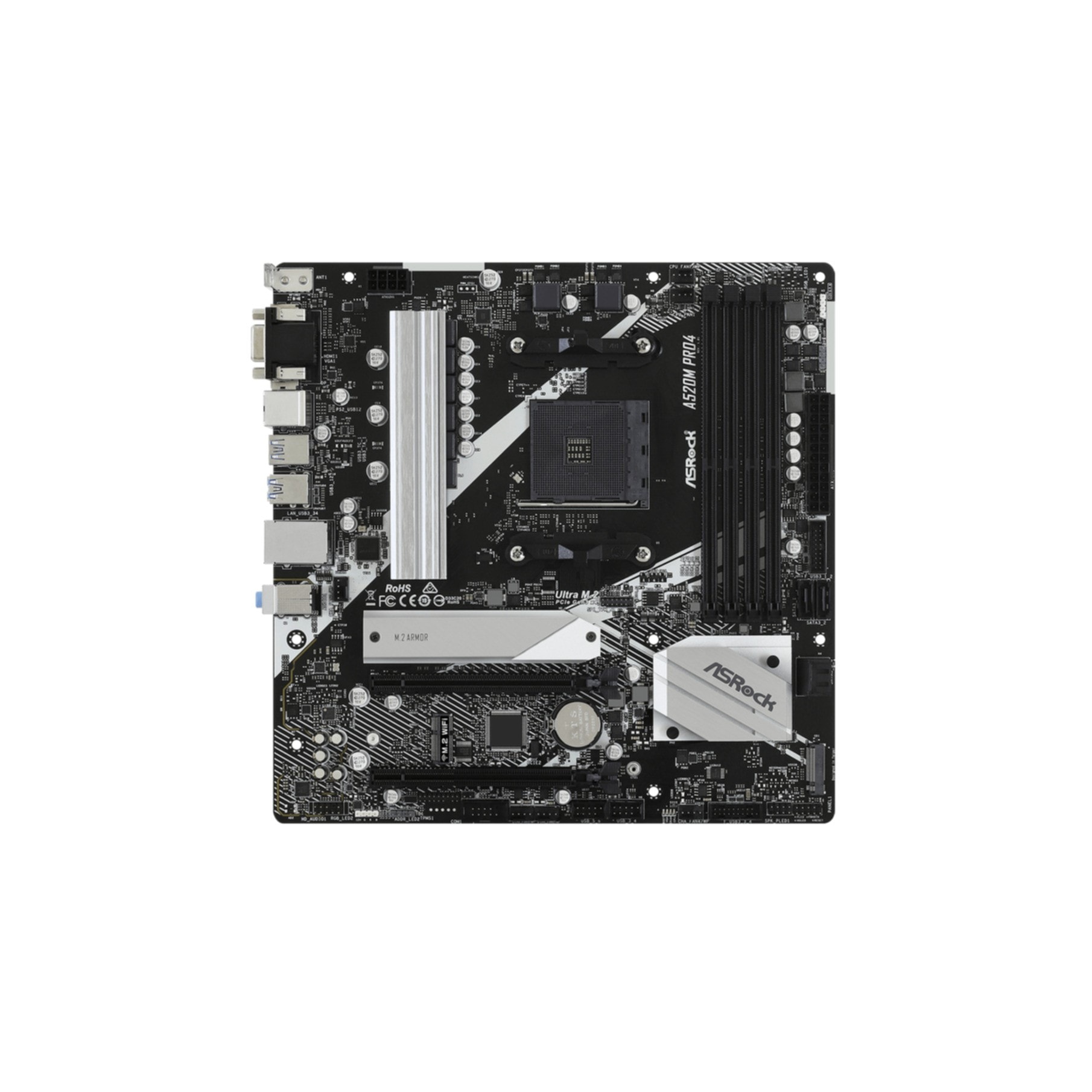 Asrock Mainboard »A520M Pro4«