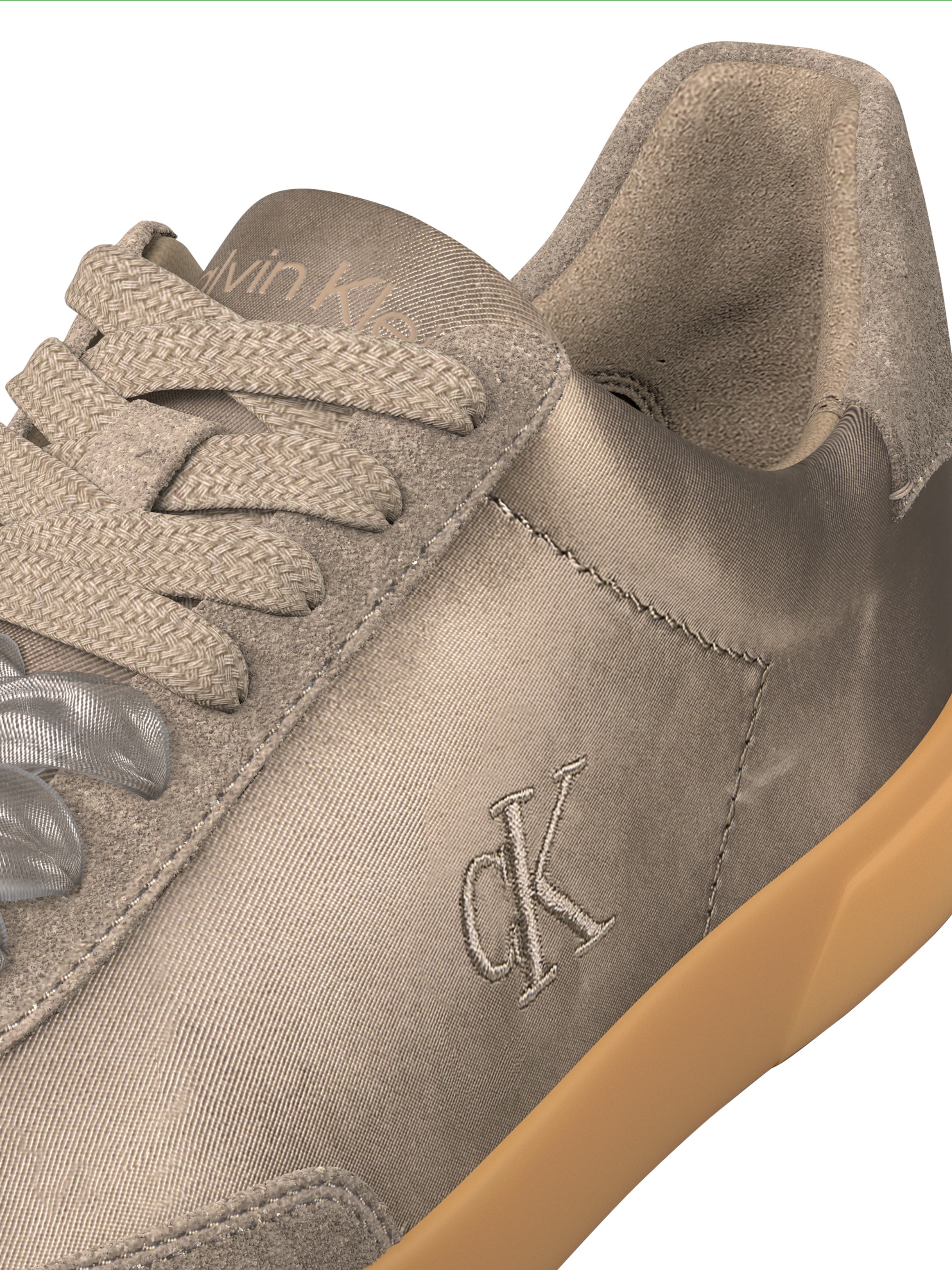 Calvin Klein Plateausneaker »LOW PRO CUPSOLE WT SATIN MIX«  Freizeitsneaker, Halbschuh mit zwei Schnürsenkelarten