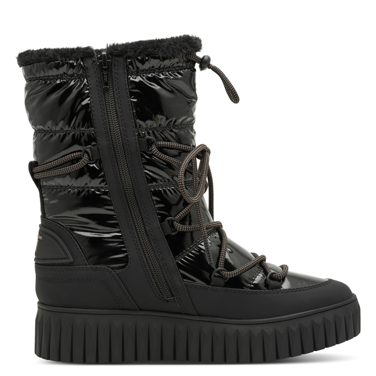 MARCO TOZZI Snowboots  , Plateau, Winterboots, Schneeboots mit praktischem Schnellverschluss