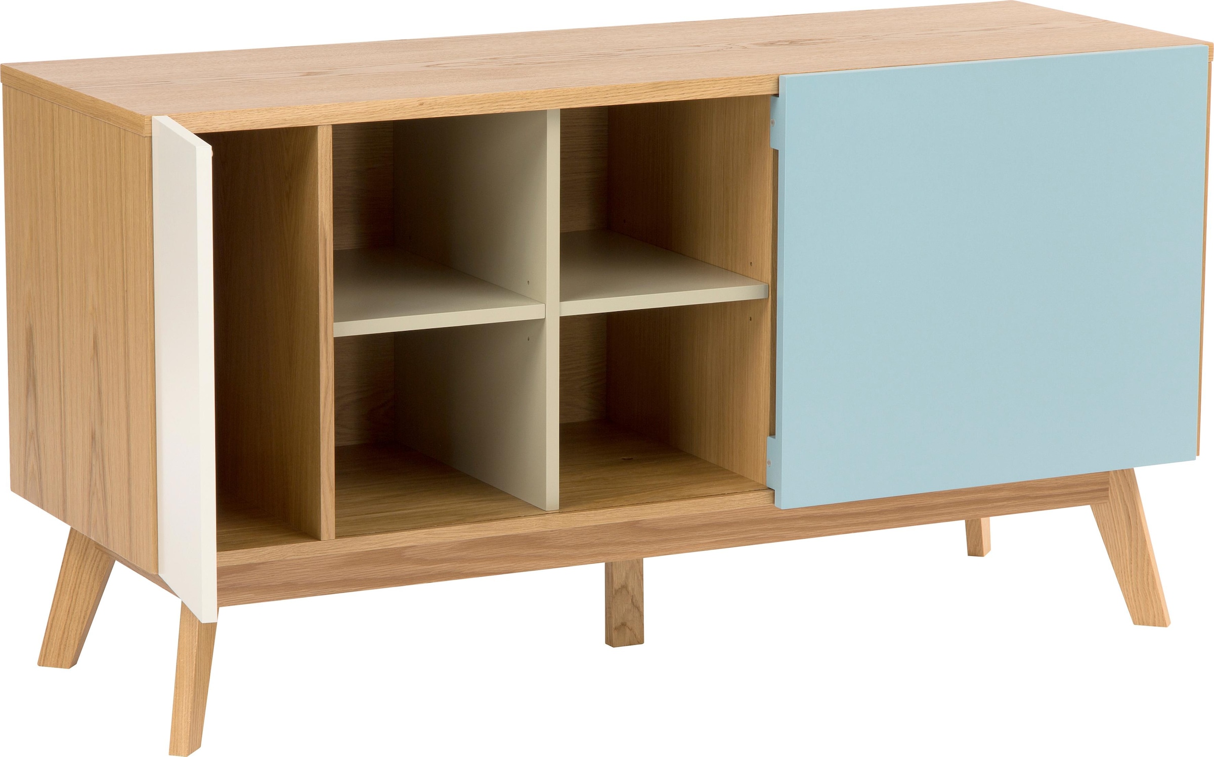 Woodman Sideboard »Estera«, Sideboard, Breite 135 cm, im angesagten skandinavischen Look