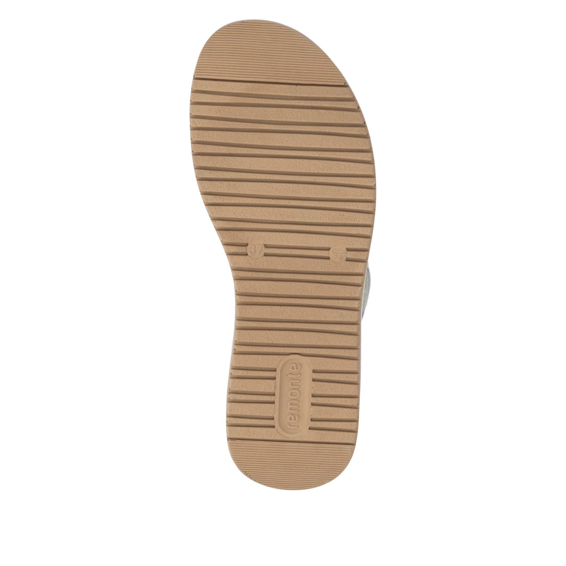 Remonte Plateausandale  Sommerschuh, Sandalette mit Softfußbett und zwei Klettverschlüssen