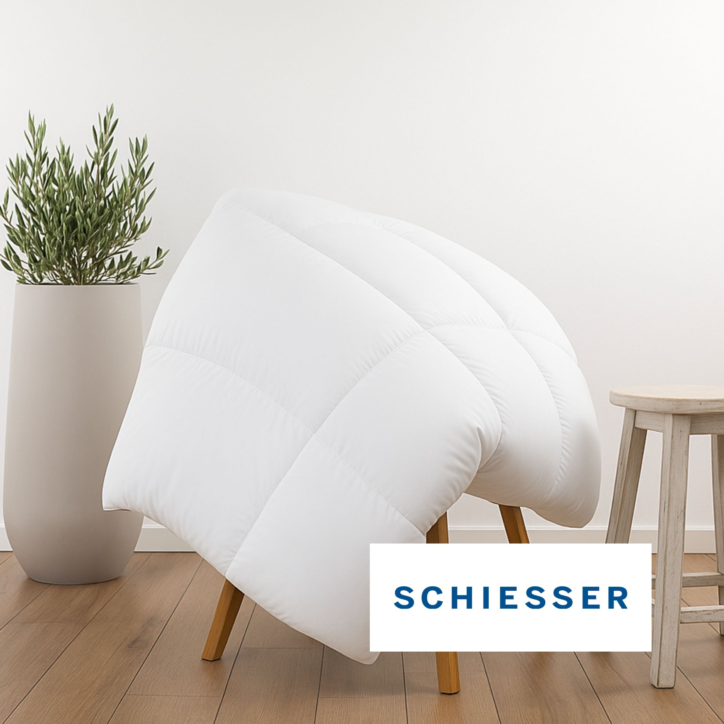 Schiesser Microfaserbettdecke »Feels like Down Bettdecke mit daunenähnlicher Mikrofaser-Füllung« normal 1 Stk. tlg. superleichte, silikonisierten Hohlfasern