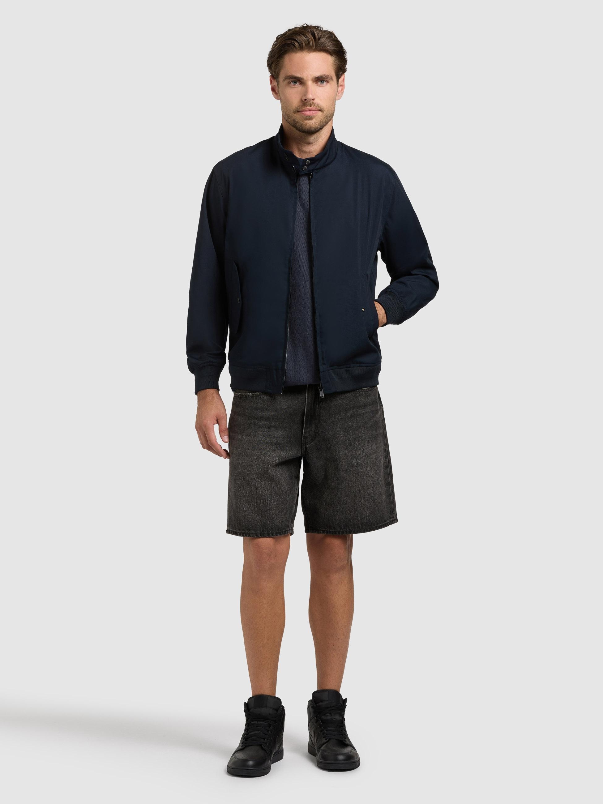 khujo Bomberjacke »Bomberjacke Agano« ohne Kapuze Coole Herren Übergangsjacke