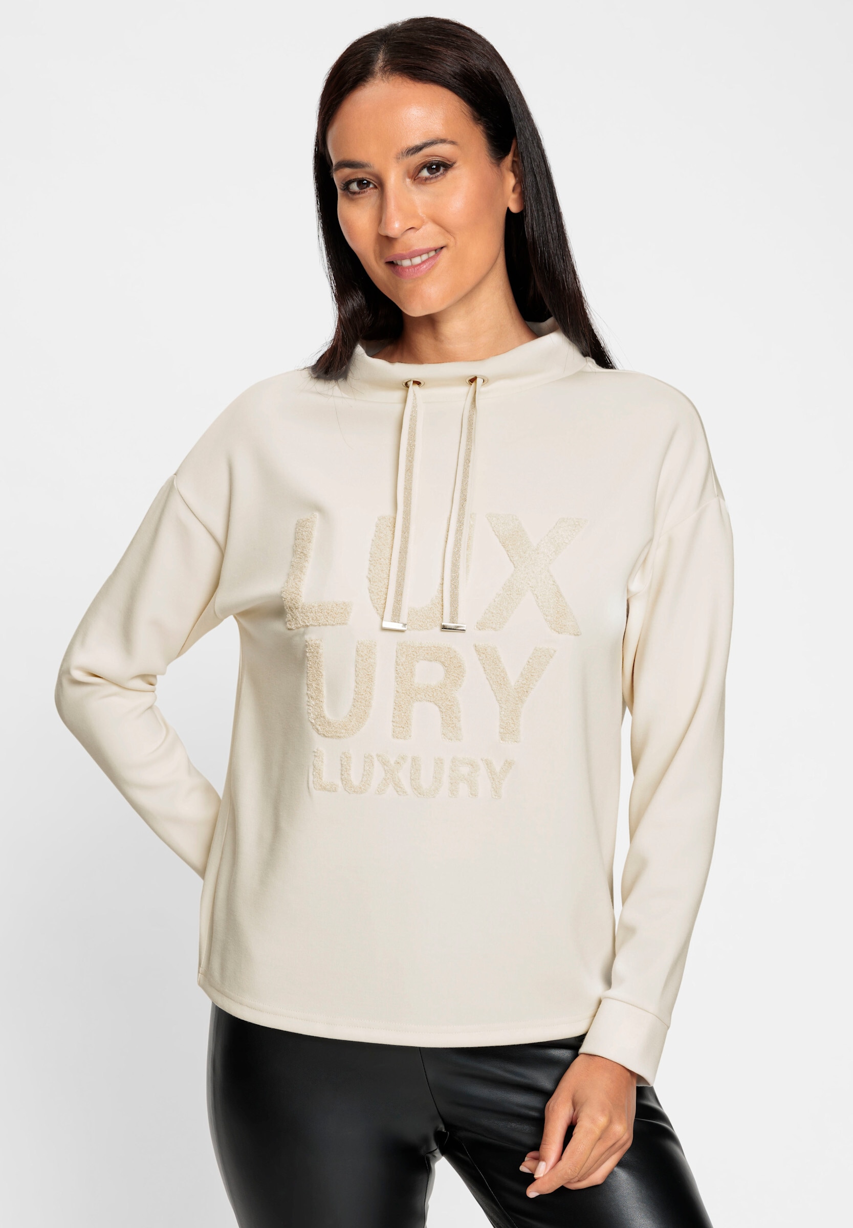 heine Sweatshirt »Sweatshirt Sweatshirt mit Stehkragen«
