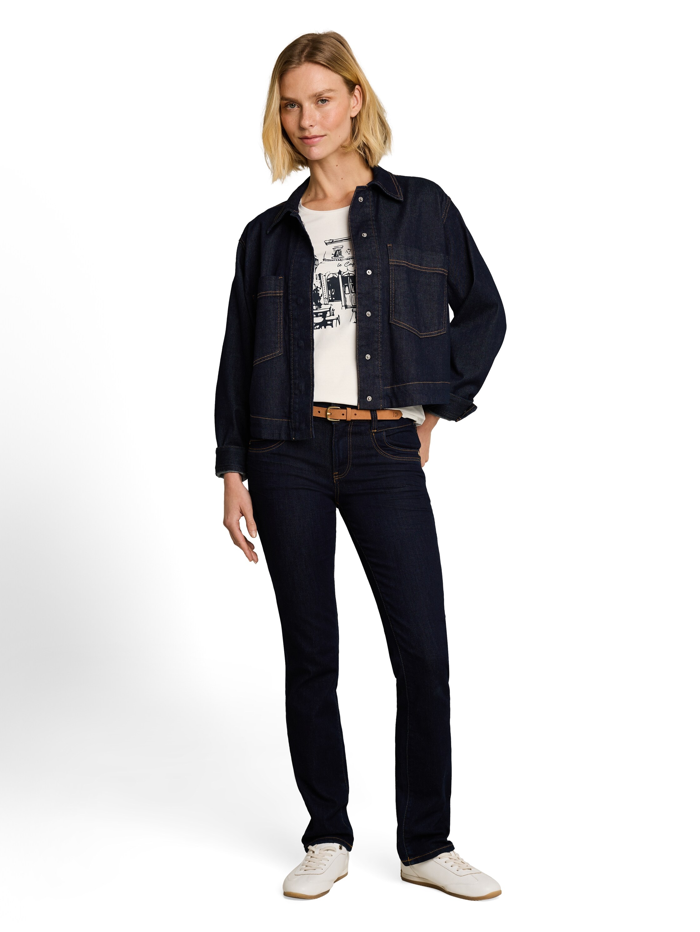 TOM TAILOR Kurzarmshirt Sommershirt mit Print