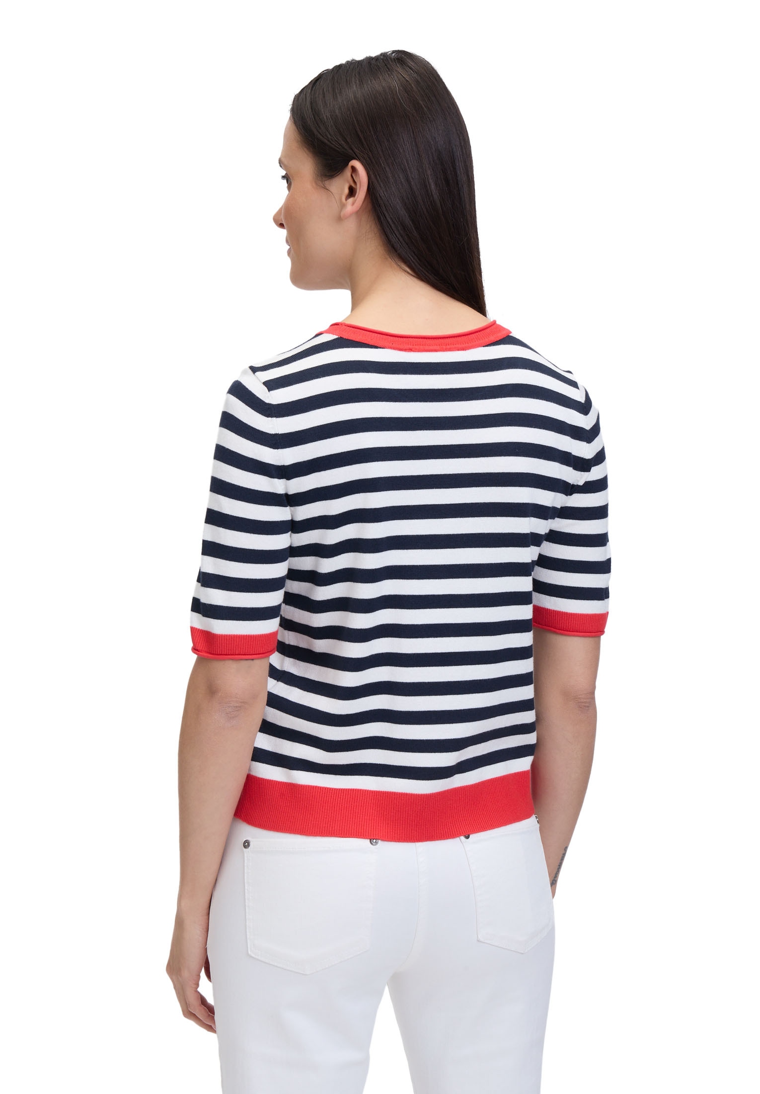 Betty Barclay Rundhalspullover »Basic-Pullover mit Streifen«