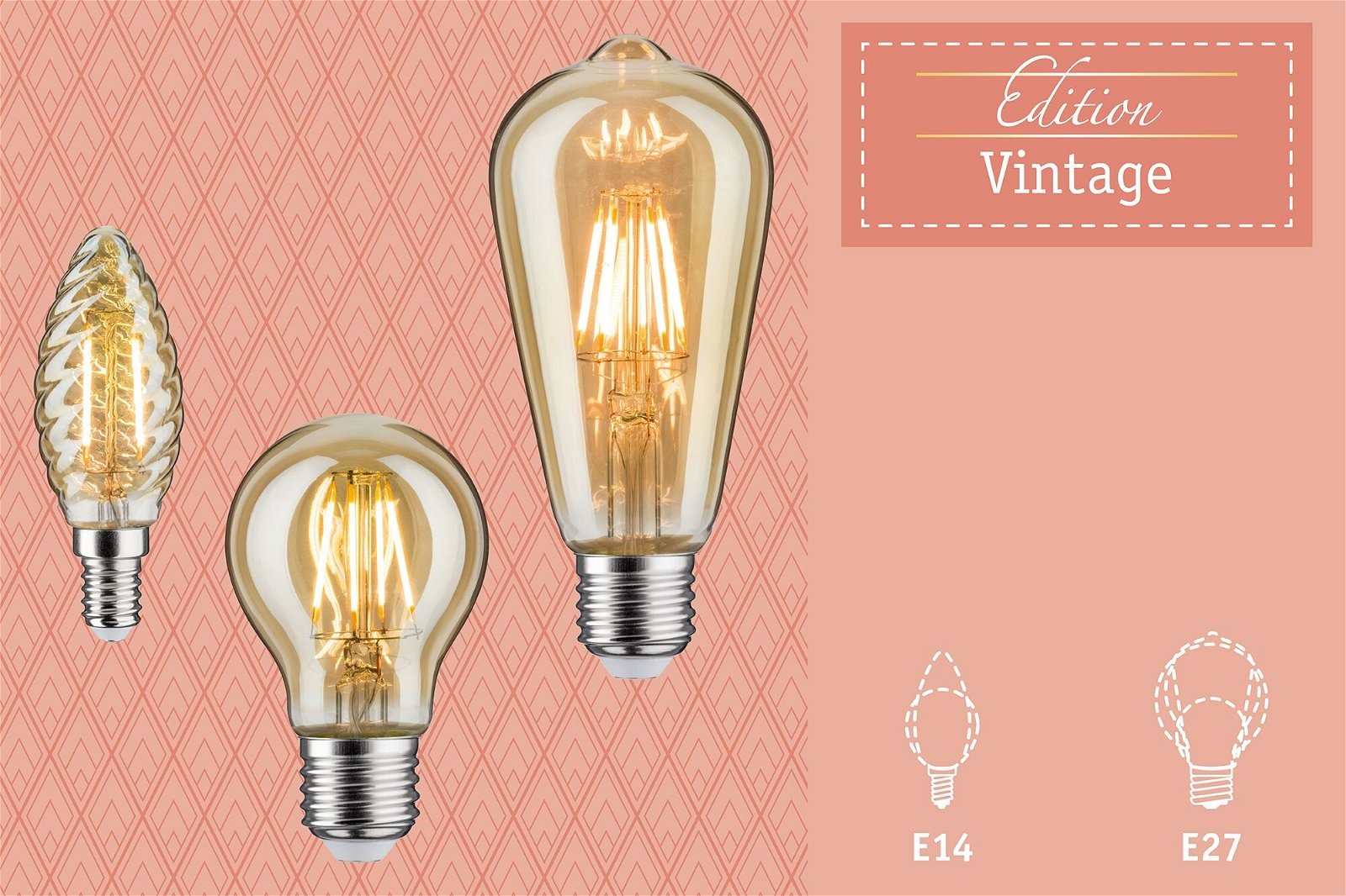 Paulmann LED-Leuchtmittel »G95 680lm 6,5W gold 2500K 230V«, 1 St.