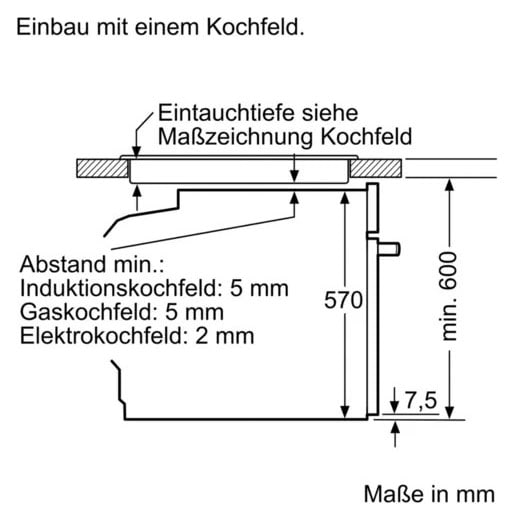 BOSCH Elektro-Herd-Set »HND431CS62«, mit Teleskopauszug nachrüstbar