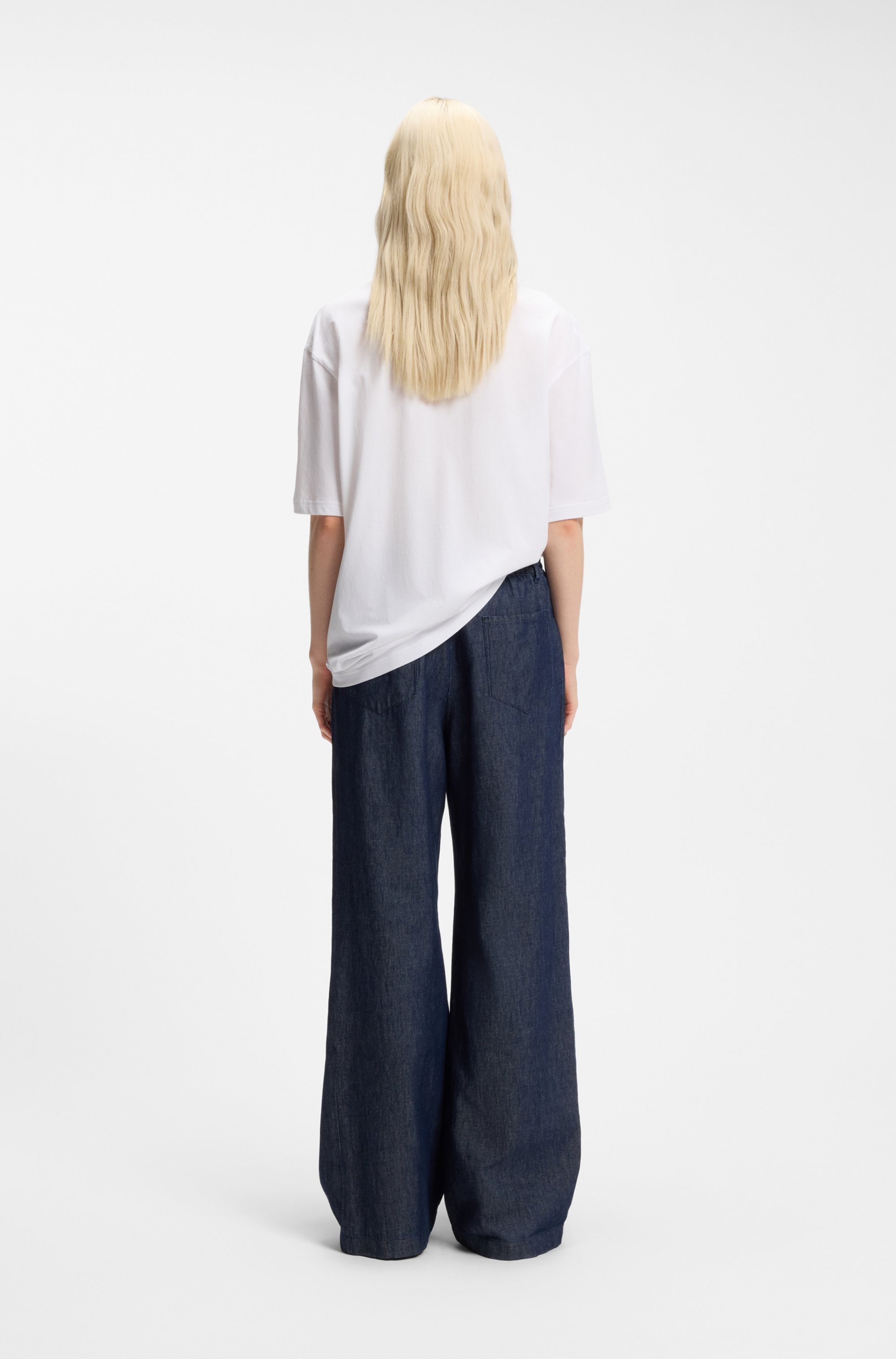 HUGO Blue T-Shirt »Norizom« Rundhalsausschnitt, reine Baumwolle, Regular Fit