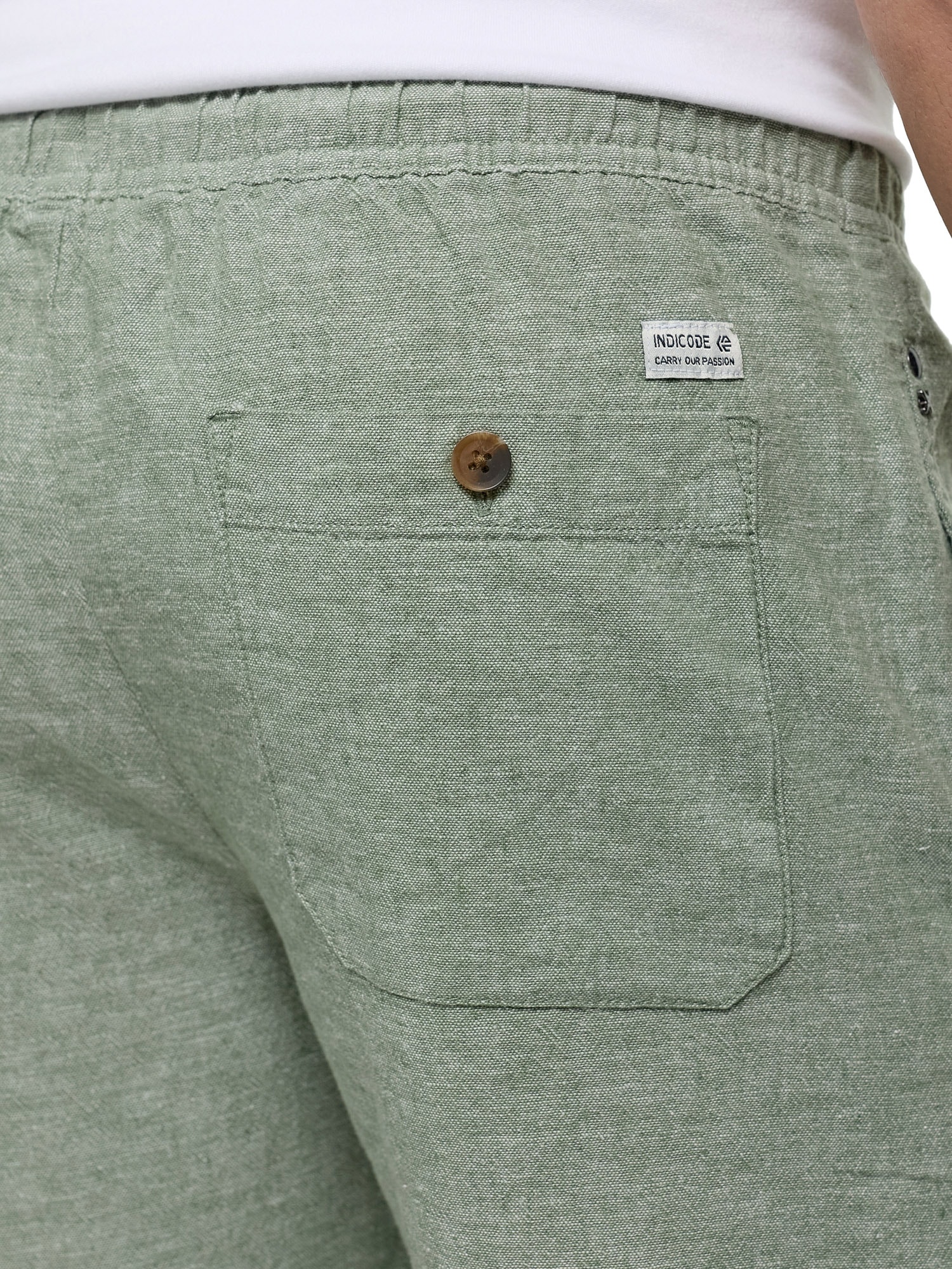 Indicode Leinenhose »INLeoni Shorts«