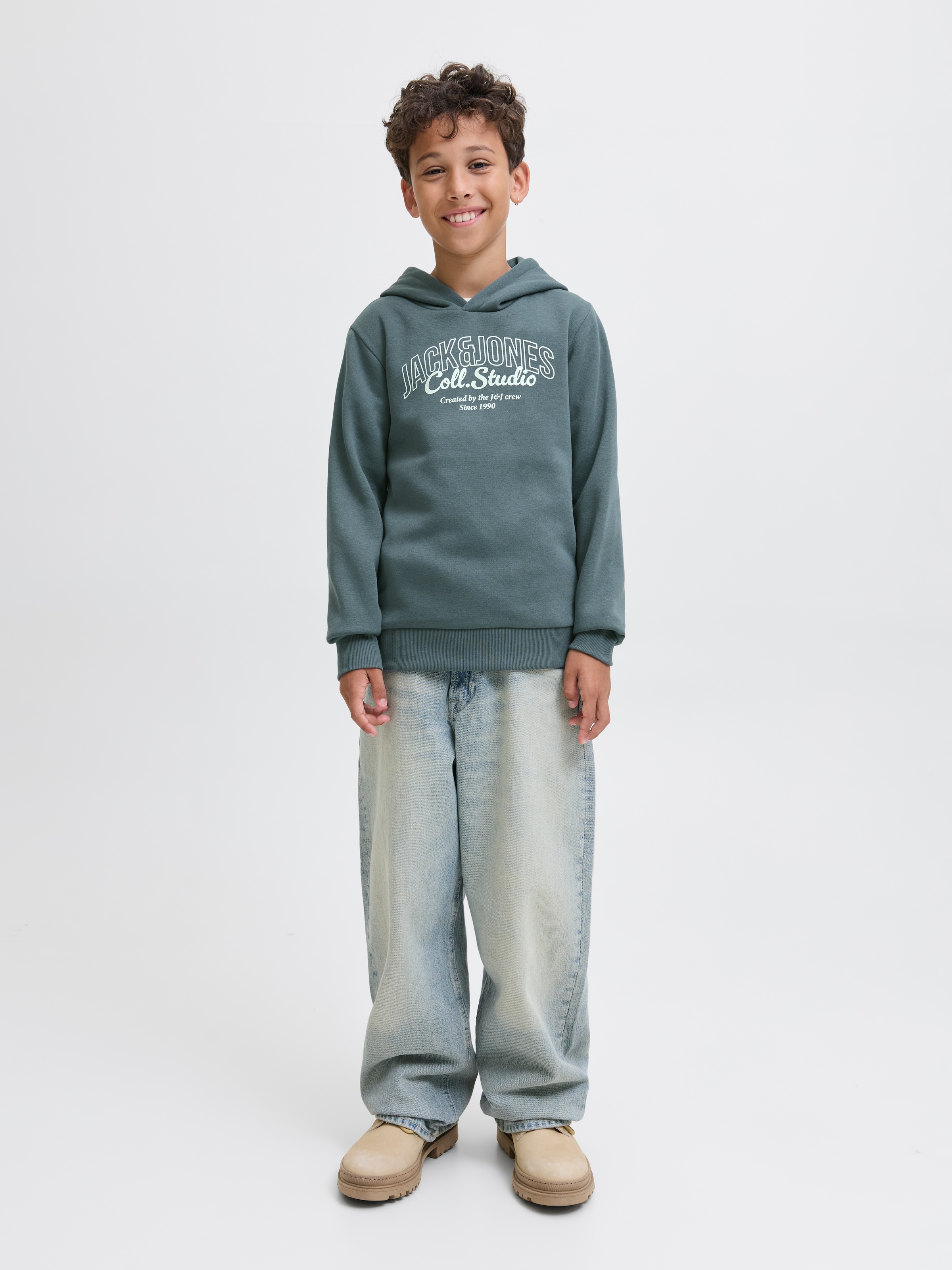 Jack & Jones Junior Kapuzensweatshirt »JJMAKOTO SWEAT HOOD JNR«
