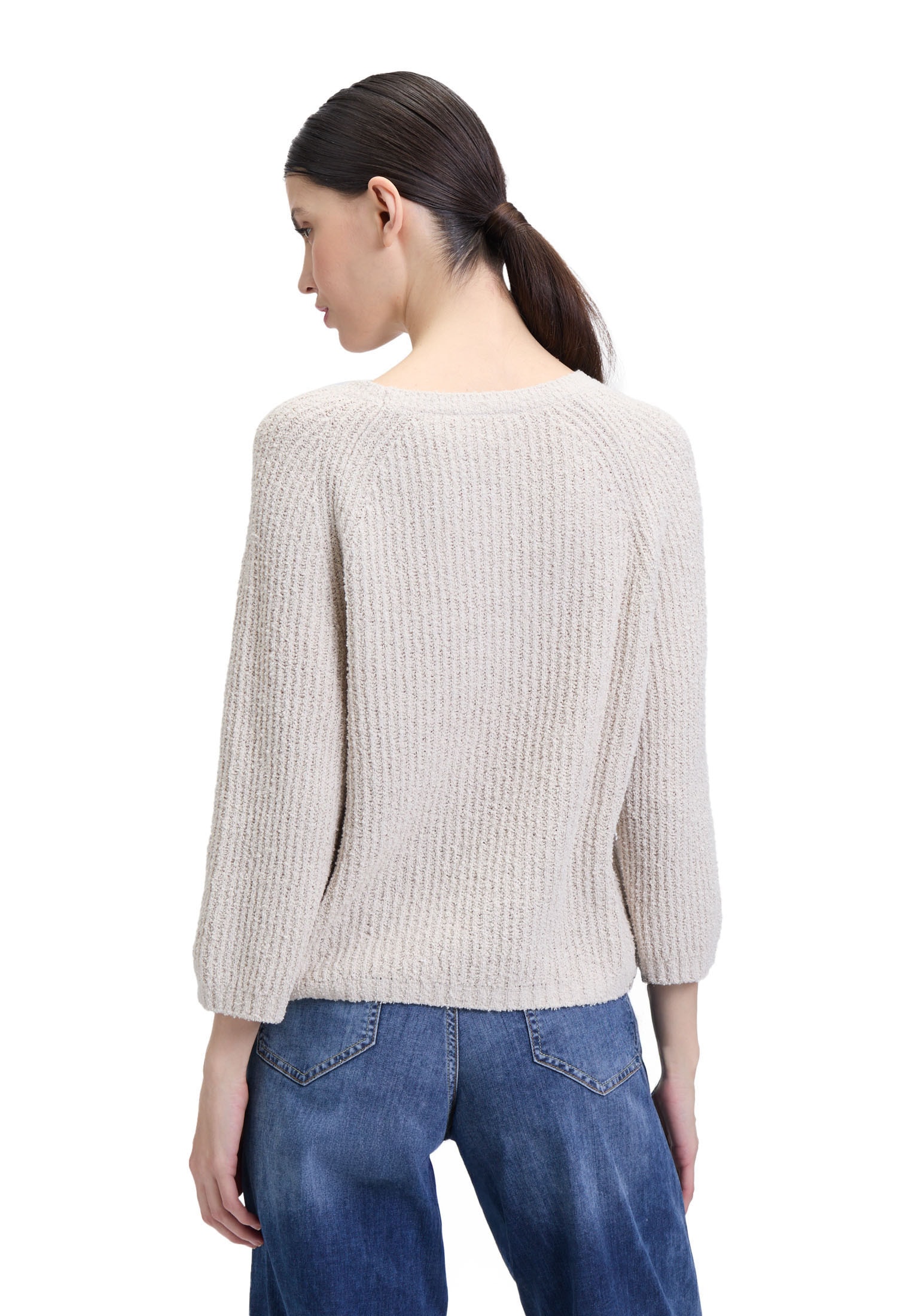 Cartoon Strickpullover »Strickpullover mit Rundhalsausschnitt«