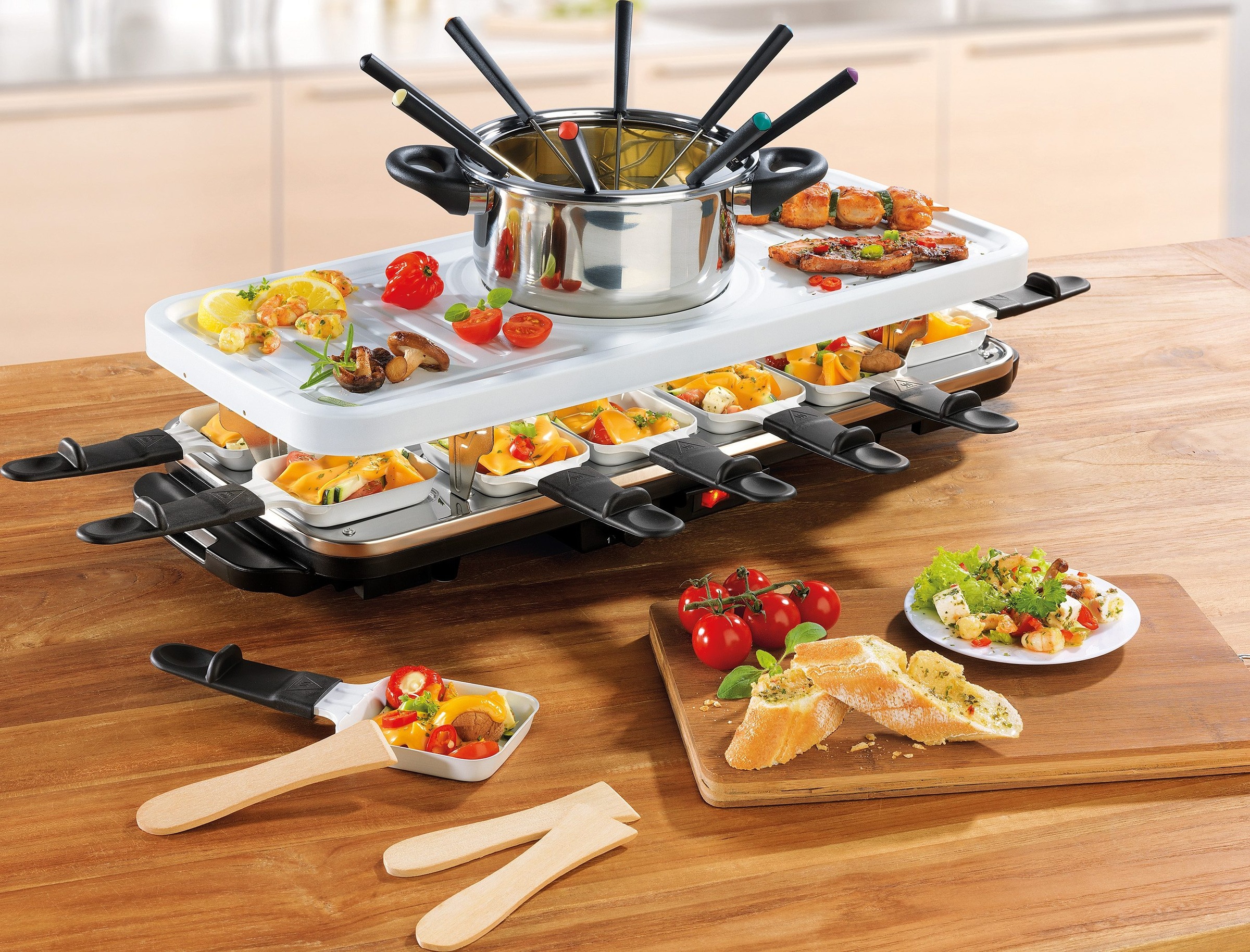 Fondue-Raclette-Set