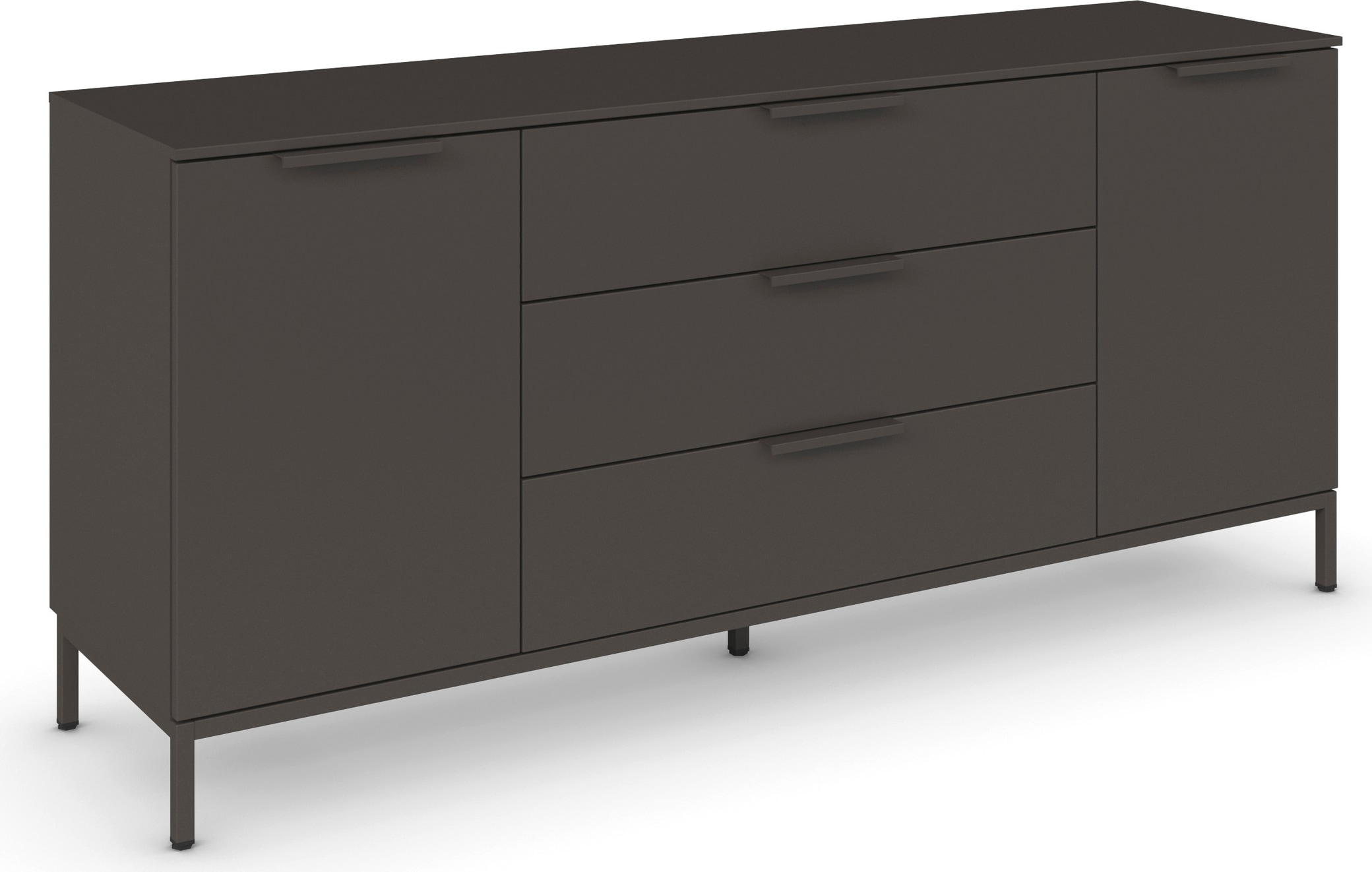 rauch Kombikommode "Kommode Türkommode Sideboard Kombikommode FLIPP" Breite 160 cm mit 2 Einlegeböden, 2-türig mit 3 Schubladen und Soft-Close-Funktion