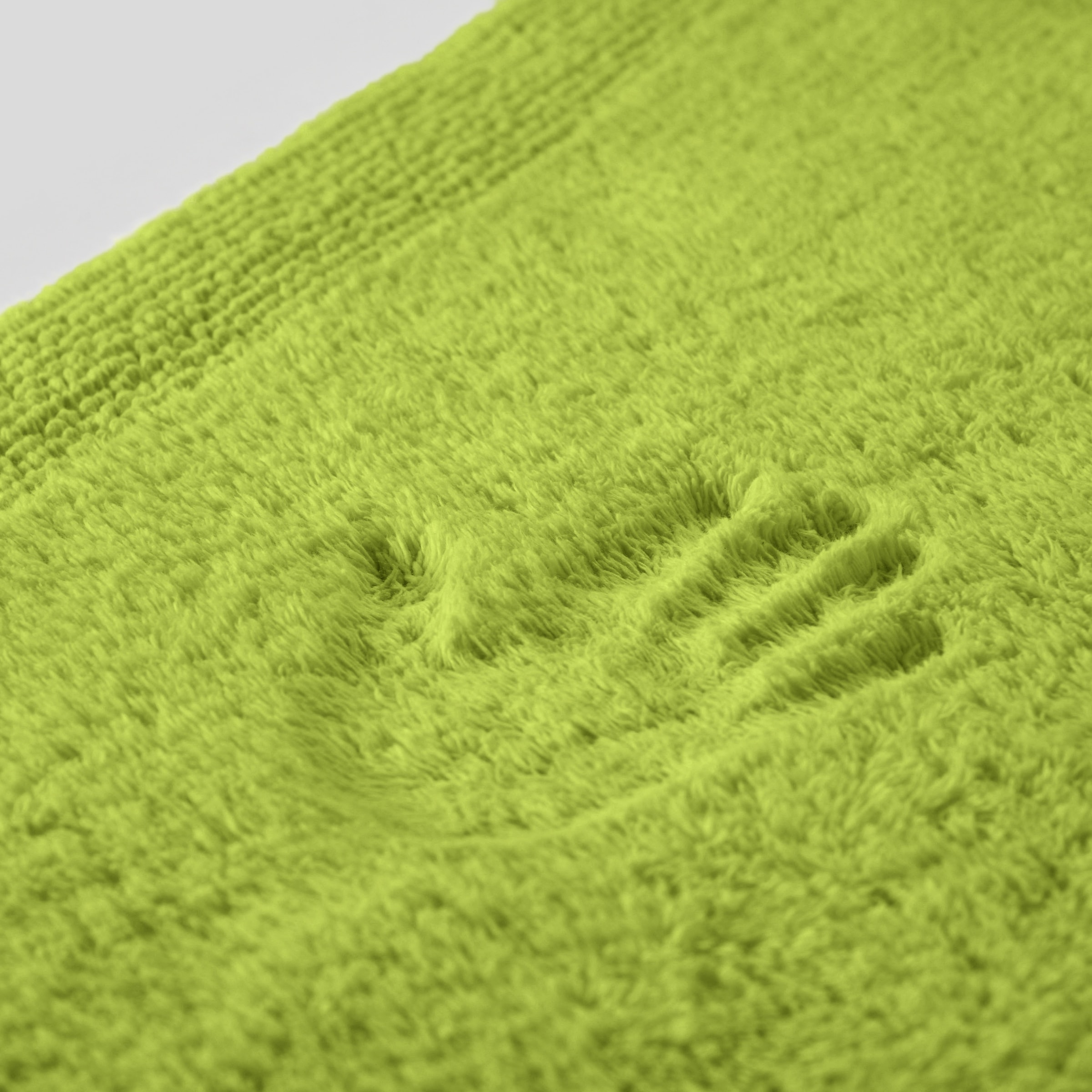 my home Badematte »Kapra, Badvorleger, Badezimmer Teppich«, beidseitig nutzbar-fußbodenheizungsgeeignet-strapazierfähig, mit Bordüre, Badteppich, Badematte, Baumwolle