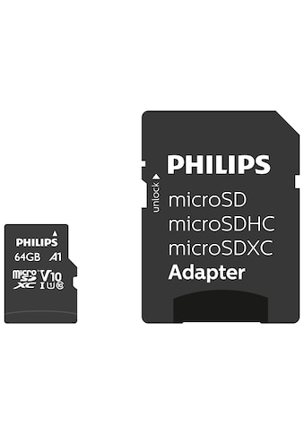 Speicherkarte »MicroSDXC UHS-I CL10 U1 64GB«, (UHS-I Class 10 80 MB/s...
