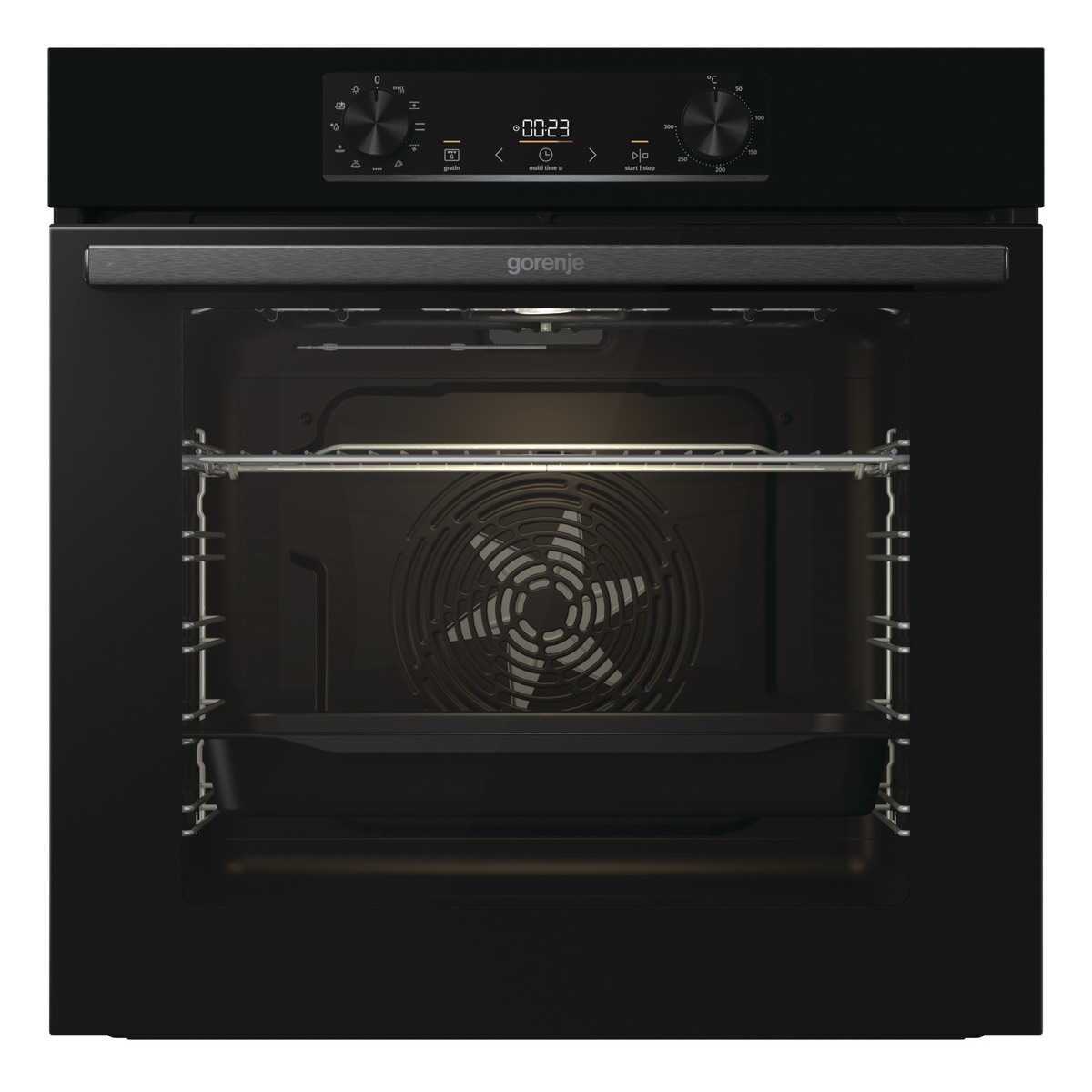 GORENJE Einbaubackofen  »BO 6735 E02BKOT«, mit Teleskopauszug nachrüstbar, ecoClean, 300°C max. Temperatur