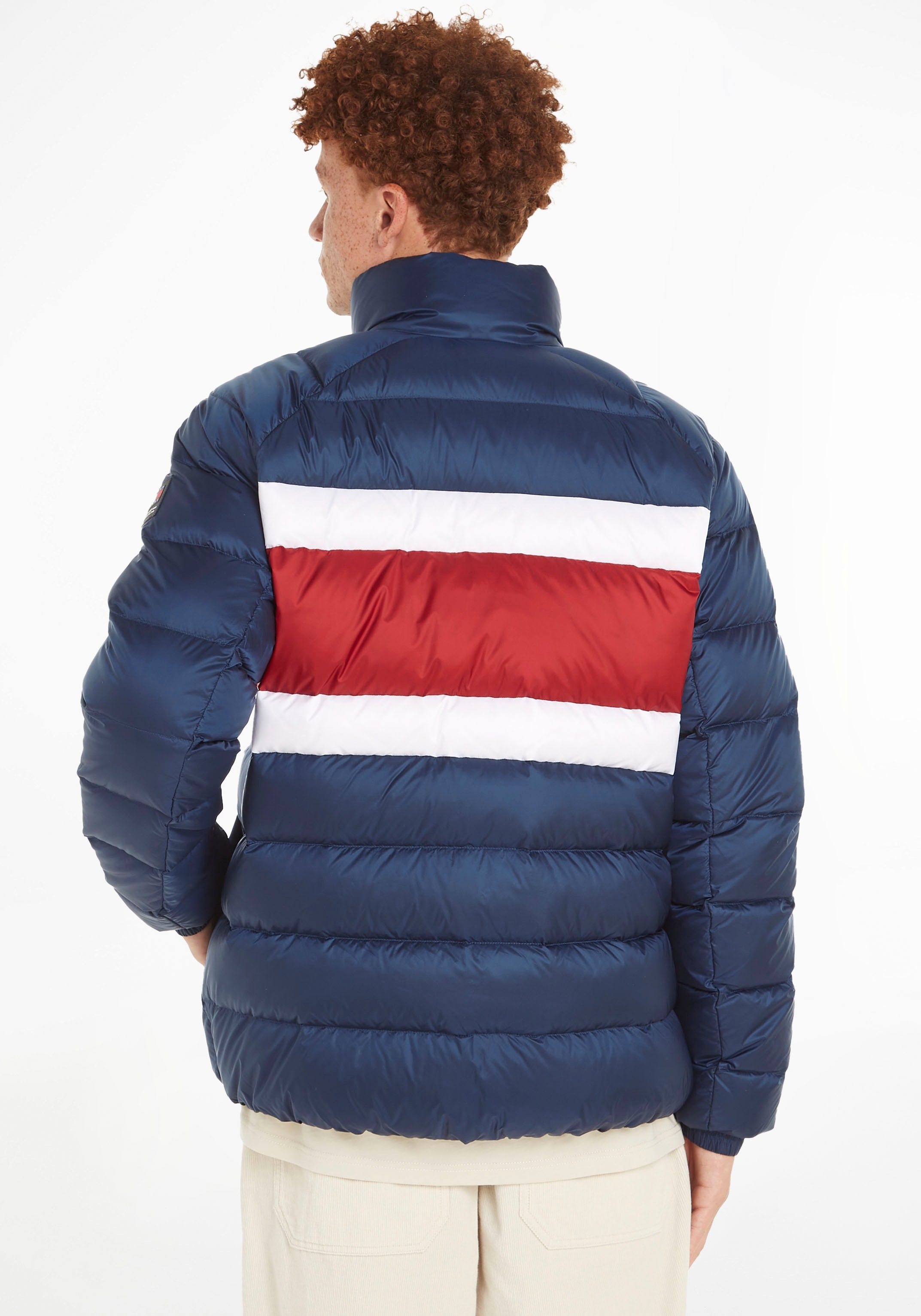 Tommy Jeans Plus Steppjacke »TJM BLOCK STRIPE LT DOWN JKT EXT«