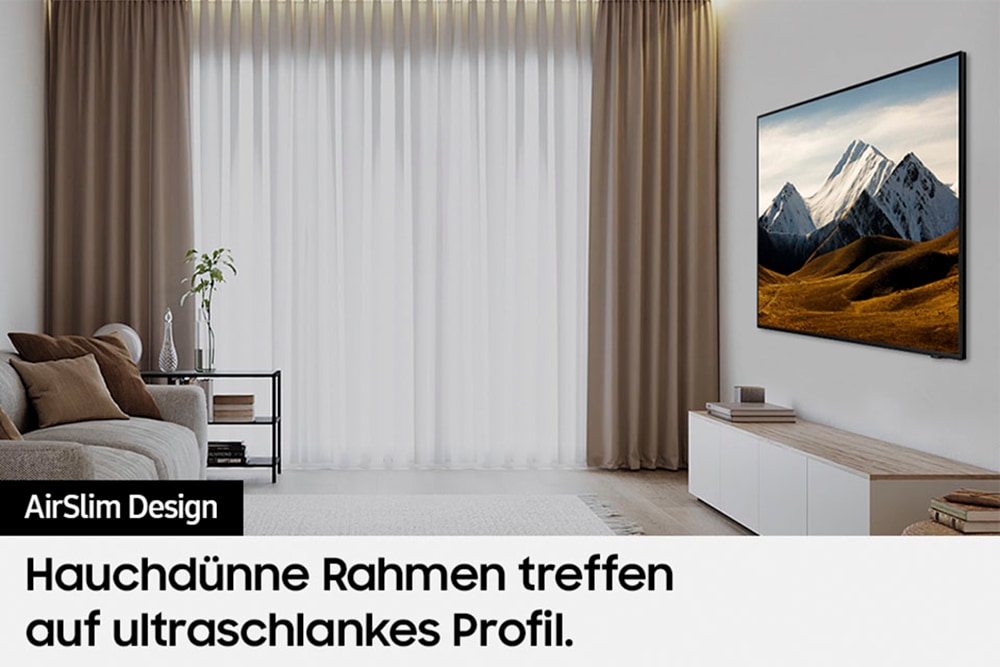 Samsung LED-Fernseher »GU55DU8079U«, 4K Ultra HD, Smart-TV, Crystal UHD, Q-Symphony, Dolby Surround Sound, Triple Tuner, Smart-Hub