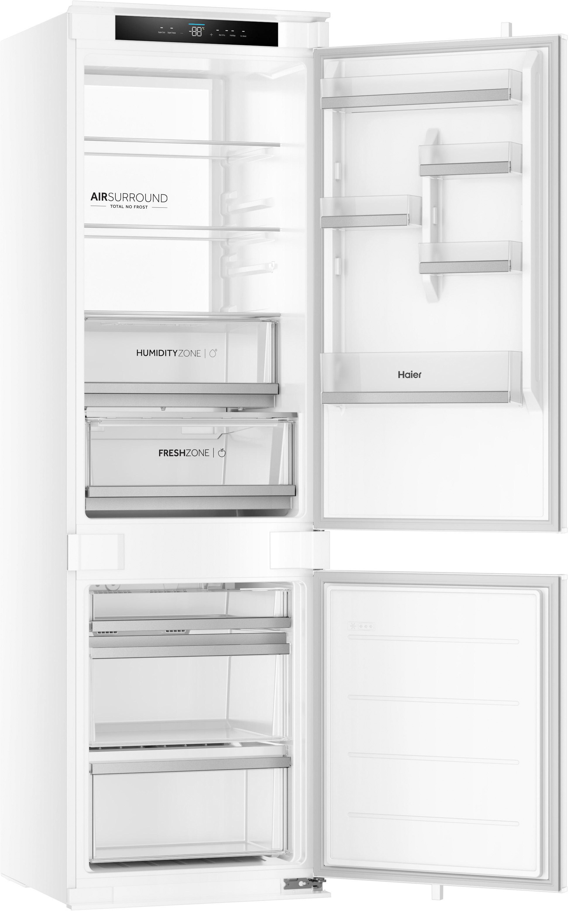 Haier Einbaukühlgefrierkombination »HBQ7518AT« 177,2 cm hoch 54 cm breit Energieeffizienzklasse A & Top-Ausstattung