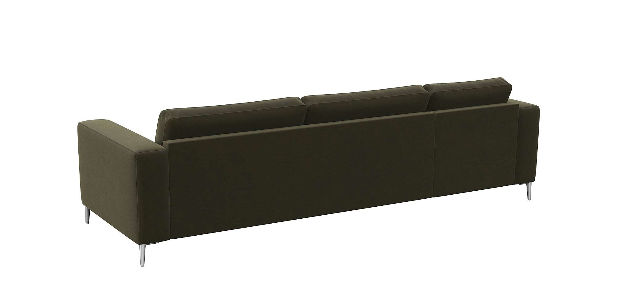 FLEXLUX Ecksofa »Fiore, super Sitzkomfort durch Kaltschaum im Sitz, L-Form«, breite Armlehnen, Kaltschaum, Füße Alu