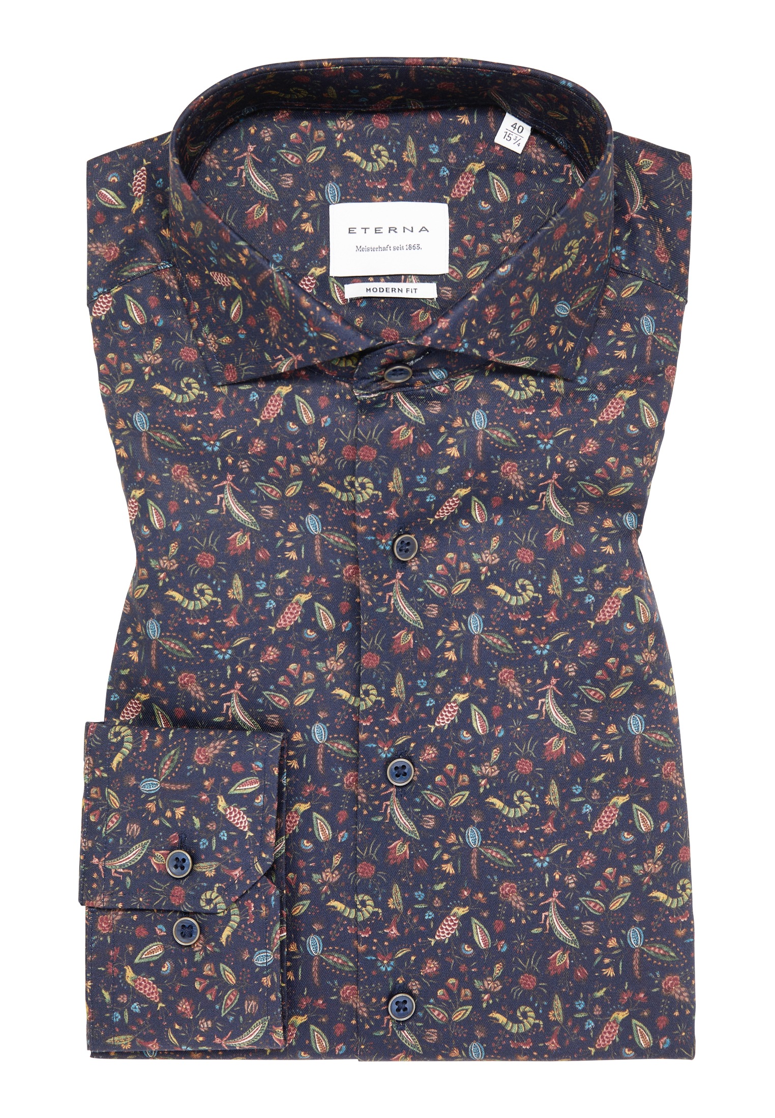 Eterna Langarmhemd »MODERN FIT« NON IRON (bügelfrei)
