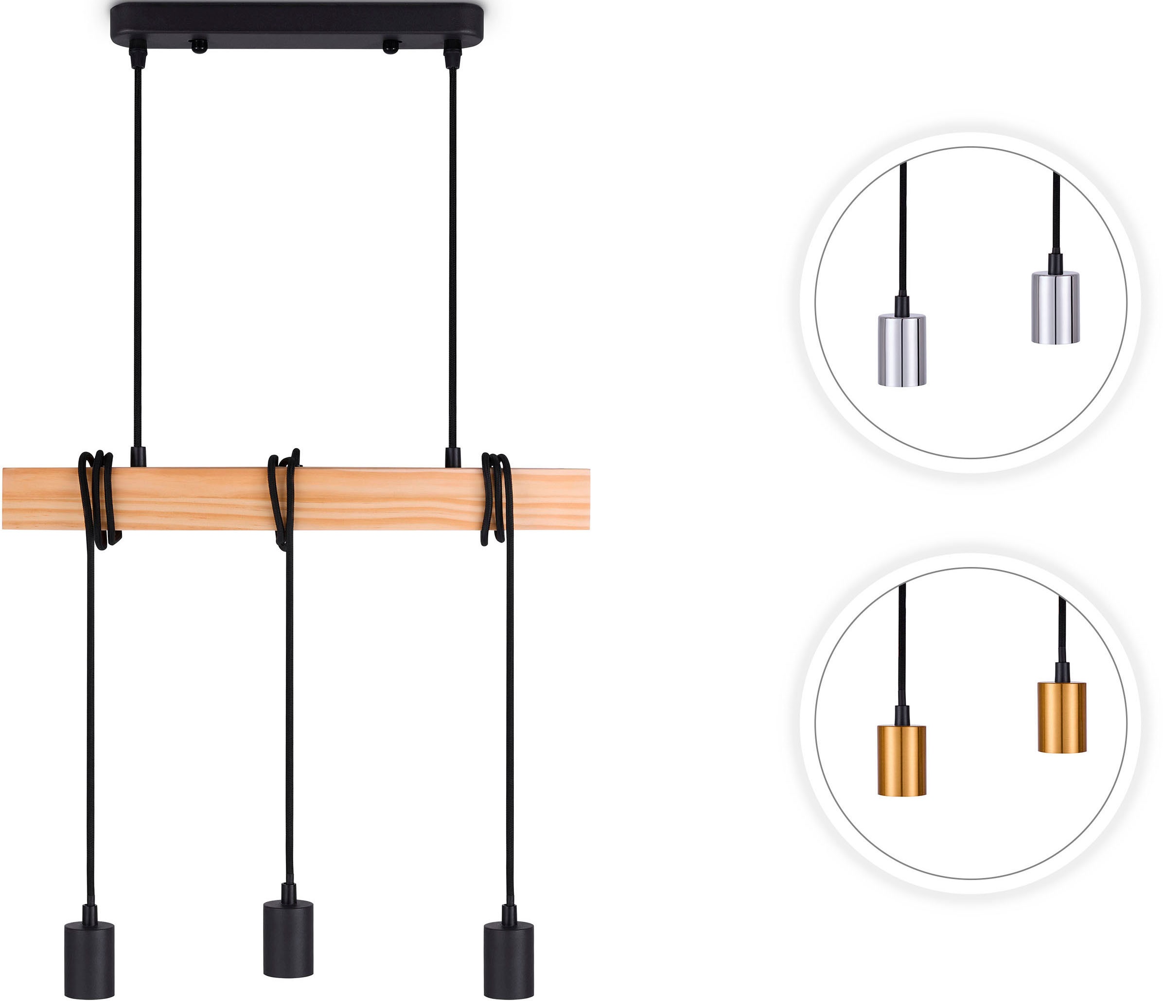 Paco Home Pendelleuchte »SINA«, LED Pendellampe Hängeleuchte Wohnzimmer Esszimmer... kaufen