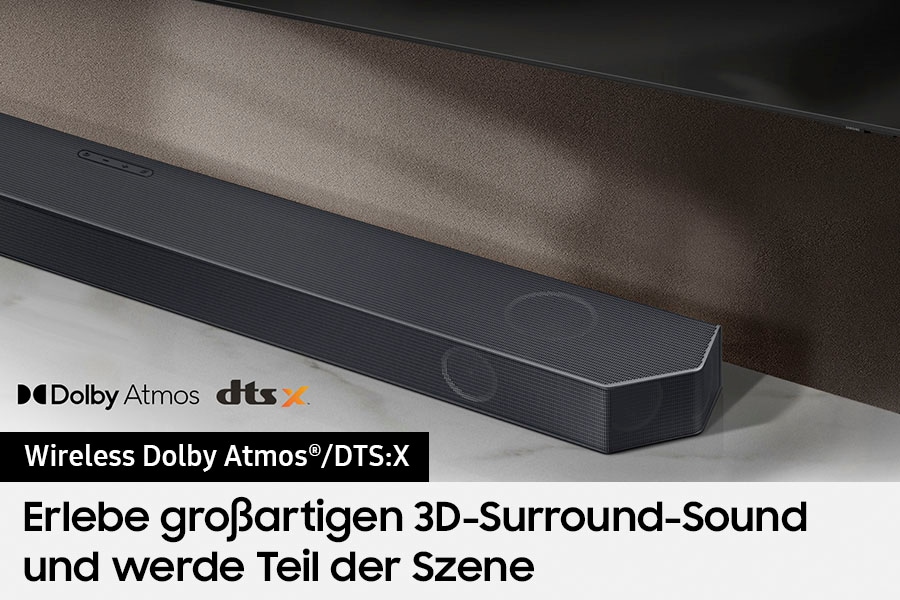 Samsung Soundbar »HW-Q995GC«, Gratis dazu:48 Mon.Garantie im Wert von 39,99€; 4.0.2 Rücklautsprecher