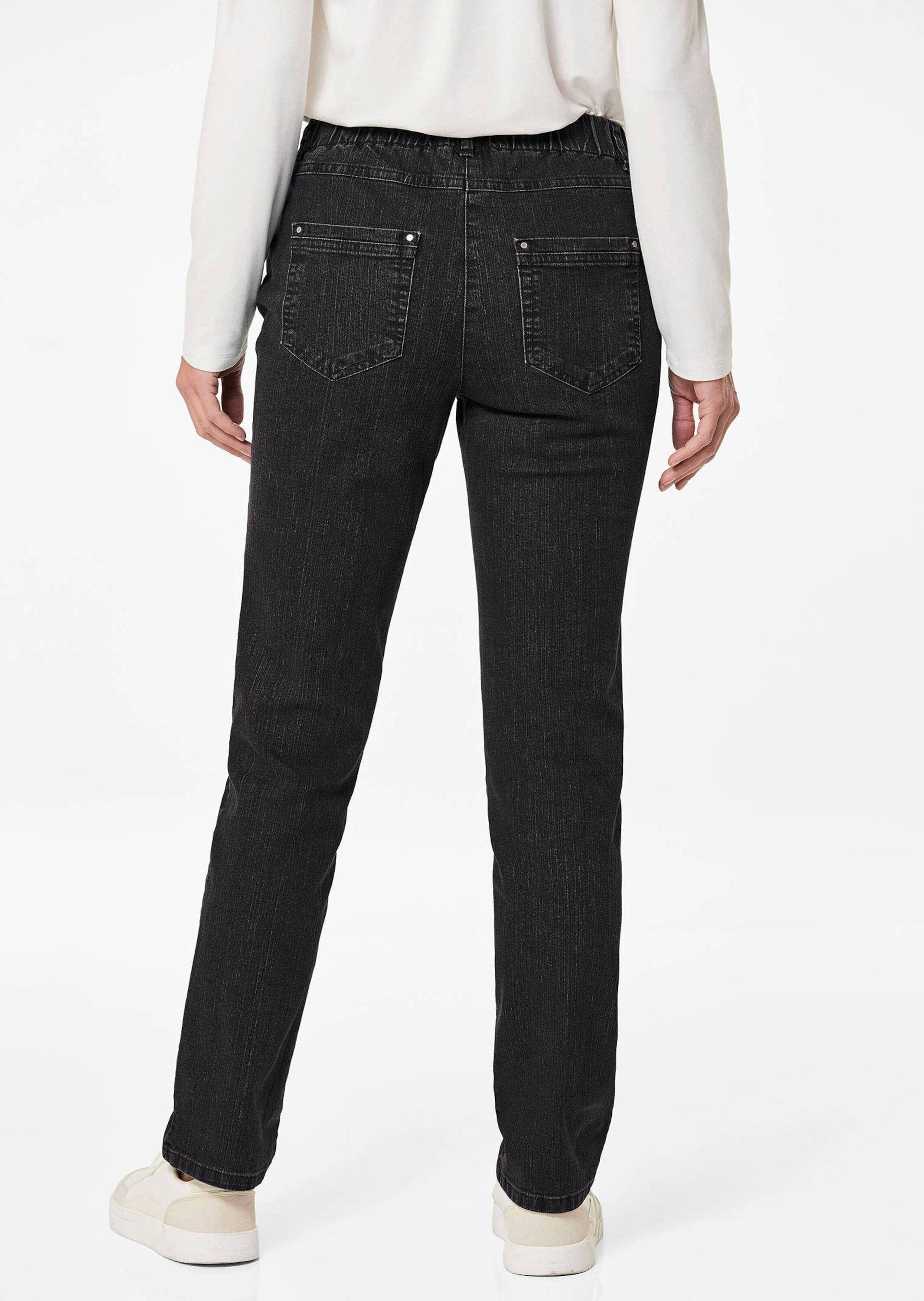 GOLDNER Regular-fit-Jeans »Jeansschlupfhose LOUISA Klassische Jeansschlupfhose LOUISA«