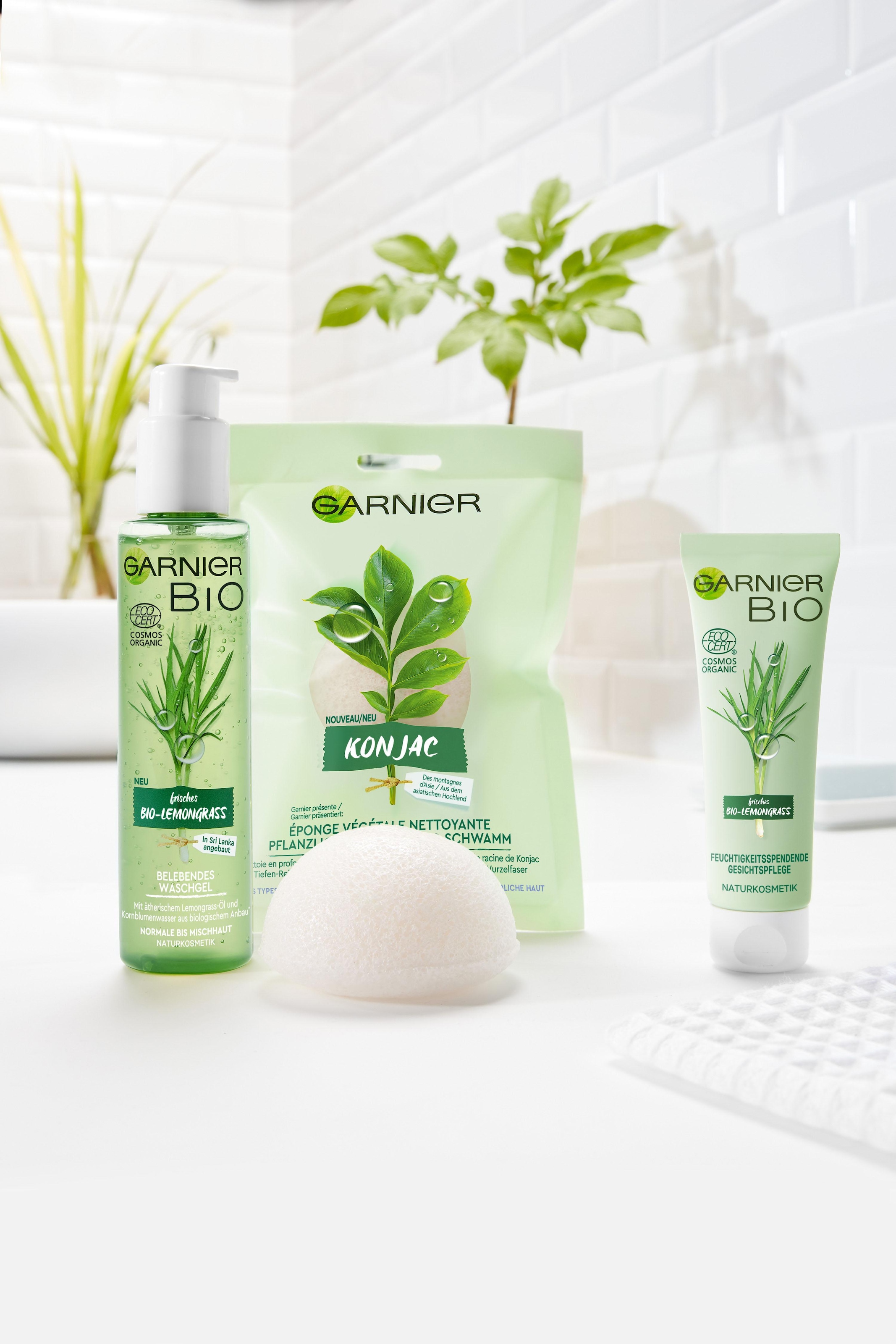 GARNIER Gesichtsreinigungsgel »Bio Lemongrass«, mit hoher Wirkungskraft