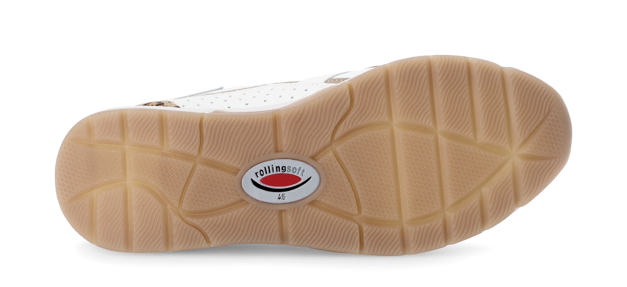 rollingsoft Keilsneaker  , Freizeitschuh, Halbschuh, Schnürschuh mit Kontrastbesätzen