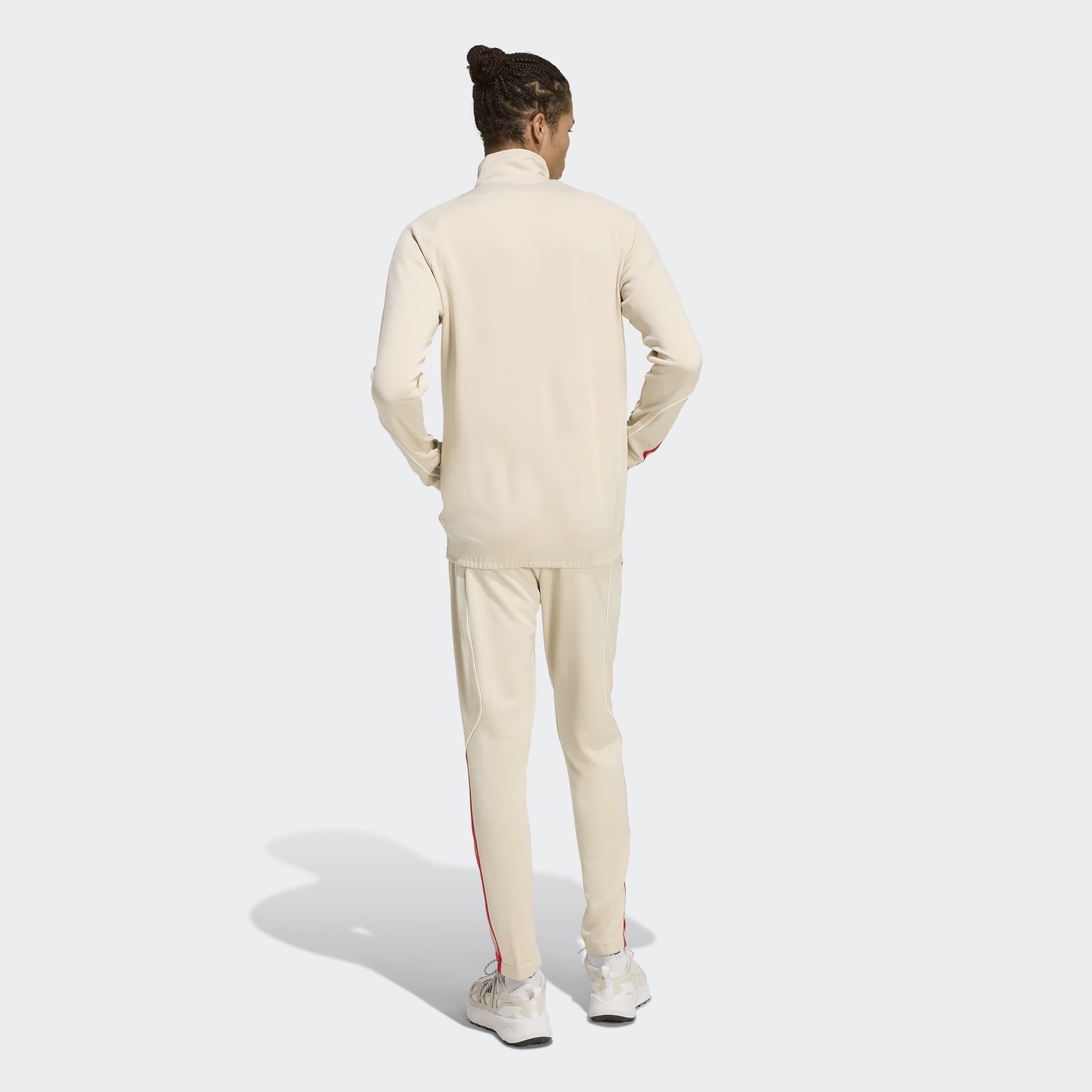 adidas Sportswear Trainingsanzug »STADIUM 3-STREIFEN« 2 tlg. zweiteiliges Set aus Jacke und Hose, aus leichtem Polyester