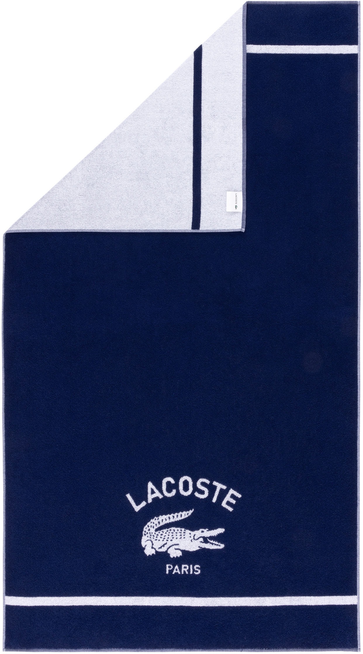 Lacoste Badetuch »LORIGIN« mit Label-Applikationen