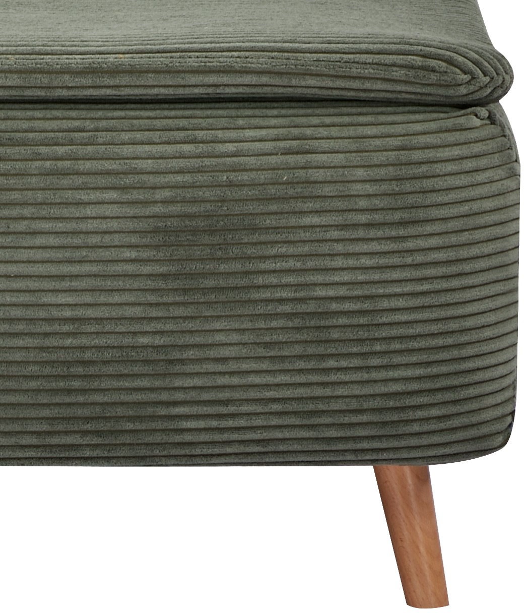 OTTO home Sessel »AINSLEY  - OTTO. Verlässliche Qualität.« wandelbar zum Gästebett, Schlafliege, Webstoff u. Cord-Bezug