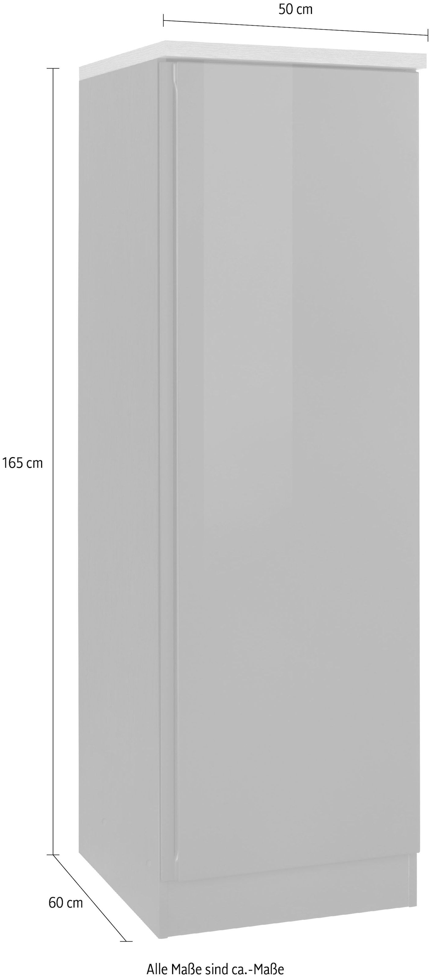 Kochstation Seitenschrank »KS-Virginia«, 50 cm breit, für viel Stauraum