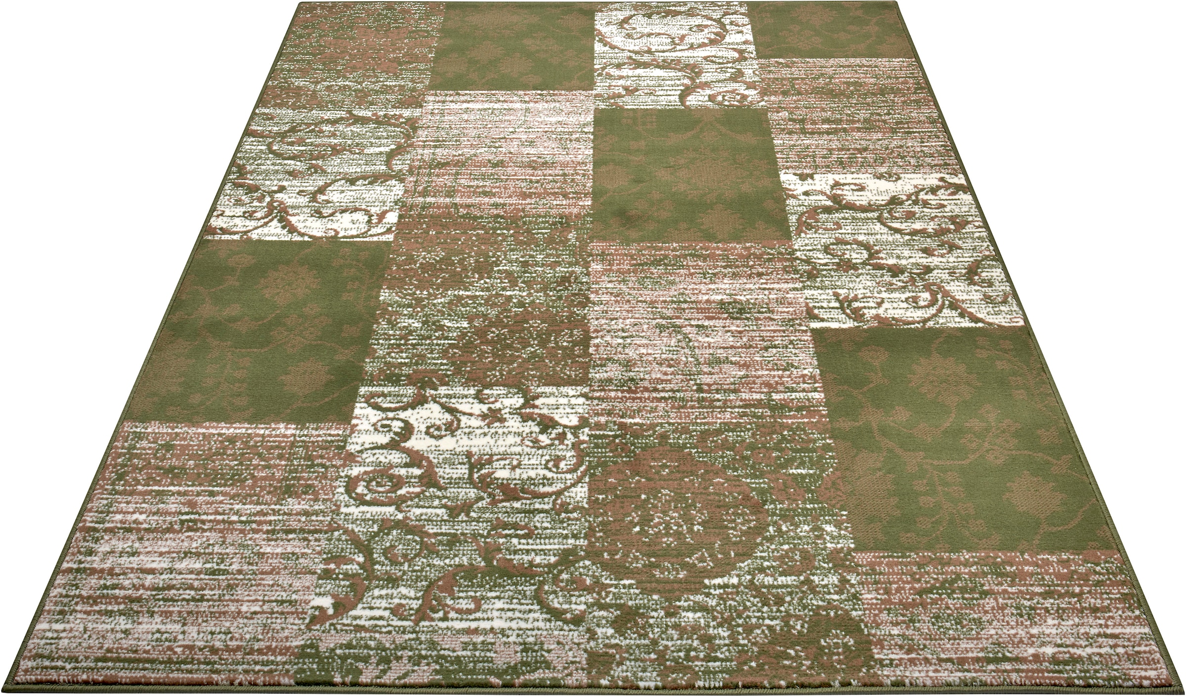 HANSE Home Teppich »Bloques« rechteckig 9 mm Höhe Kurzflor, Weich, Mehrfarbig, Wohnzimmer, Schlafzimmer, Esszimmer