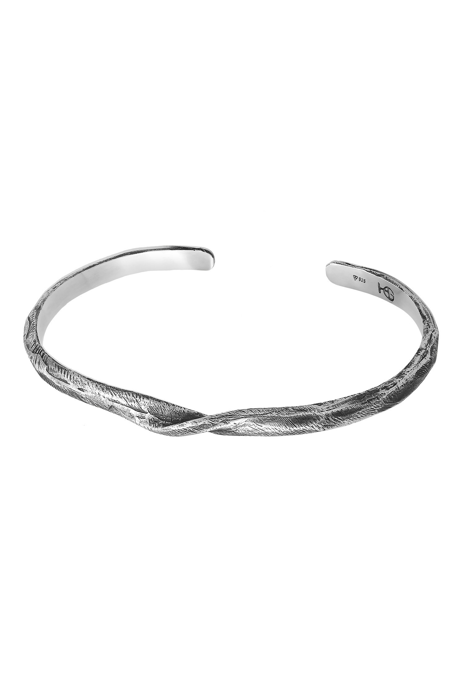 HAZE & GLORY Armreif »Armband Armreif - Twist 925 Silber«