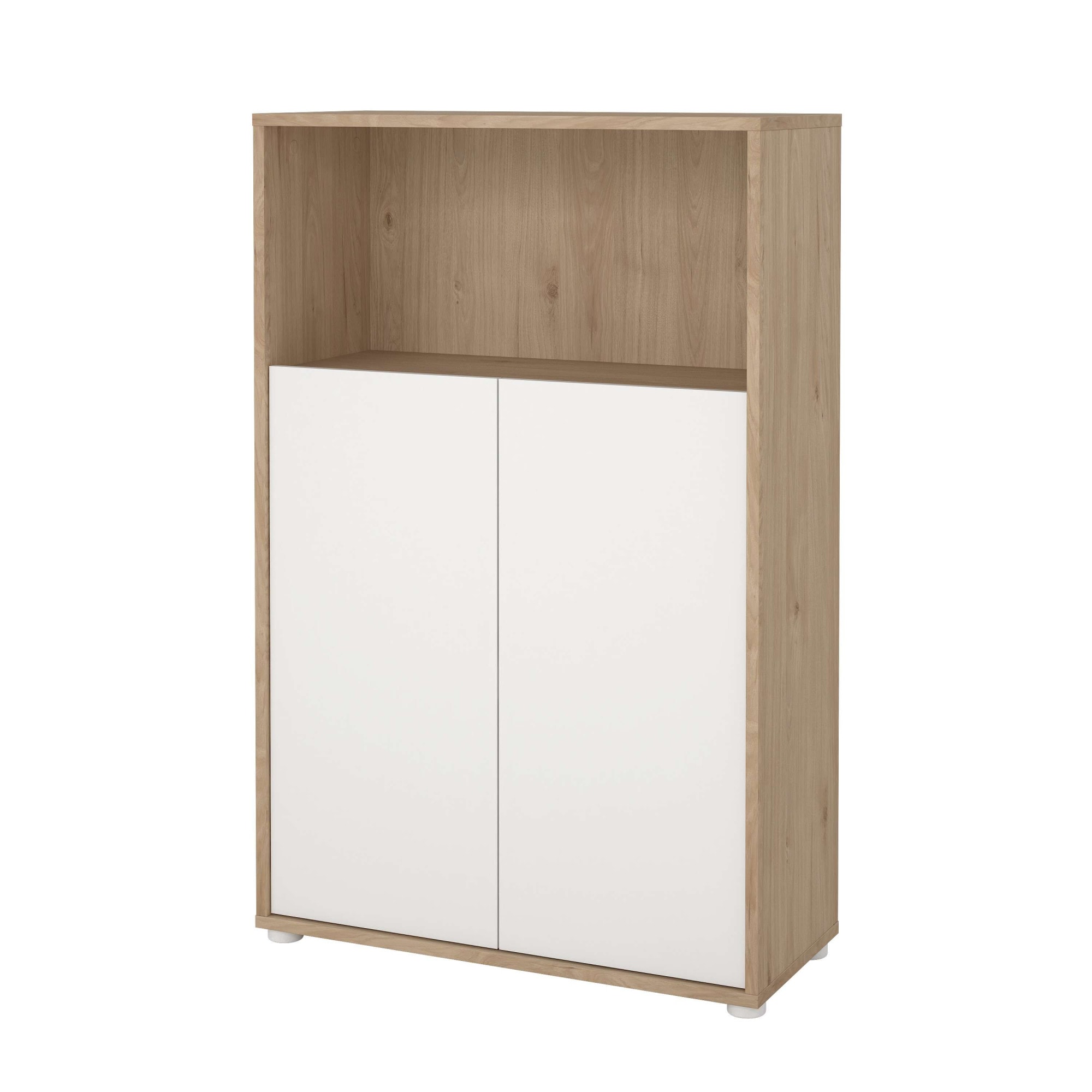 INOSIGN Kommode »Sign Sideboard mit Ablageregal für Akten, Bücher« mit 2 Türen, dahinter 2 Einlegeböden, Höhe 123 cm, Breite 80 cm