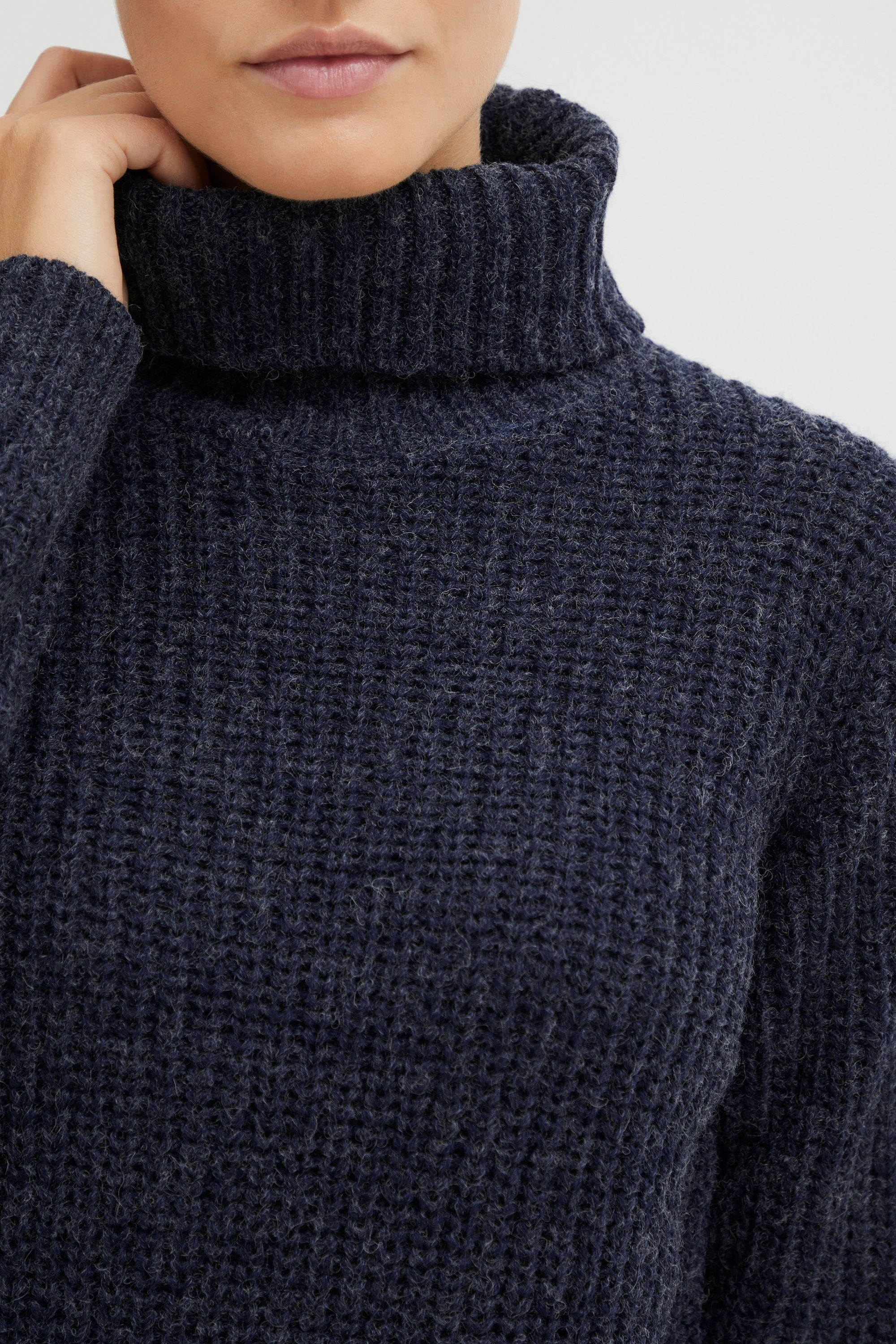 OXMO Strickfleece-Pullover »Strickpullover OXNanna«